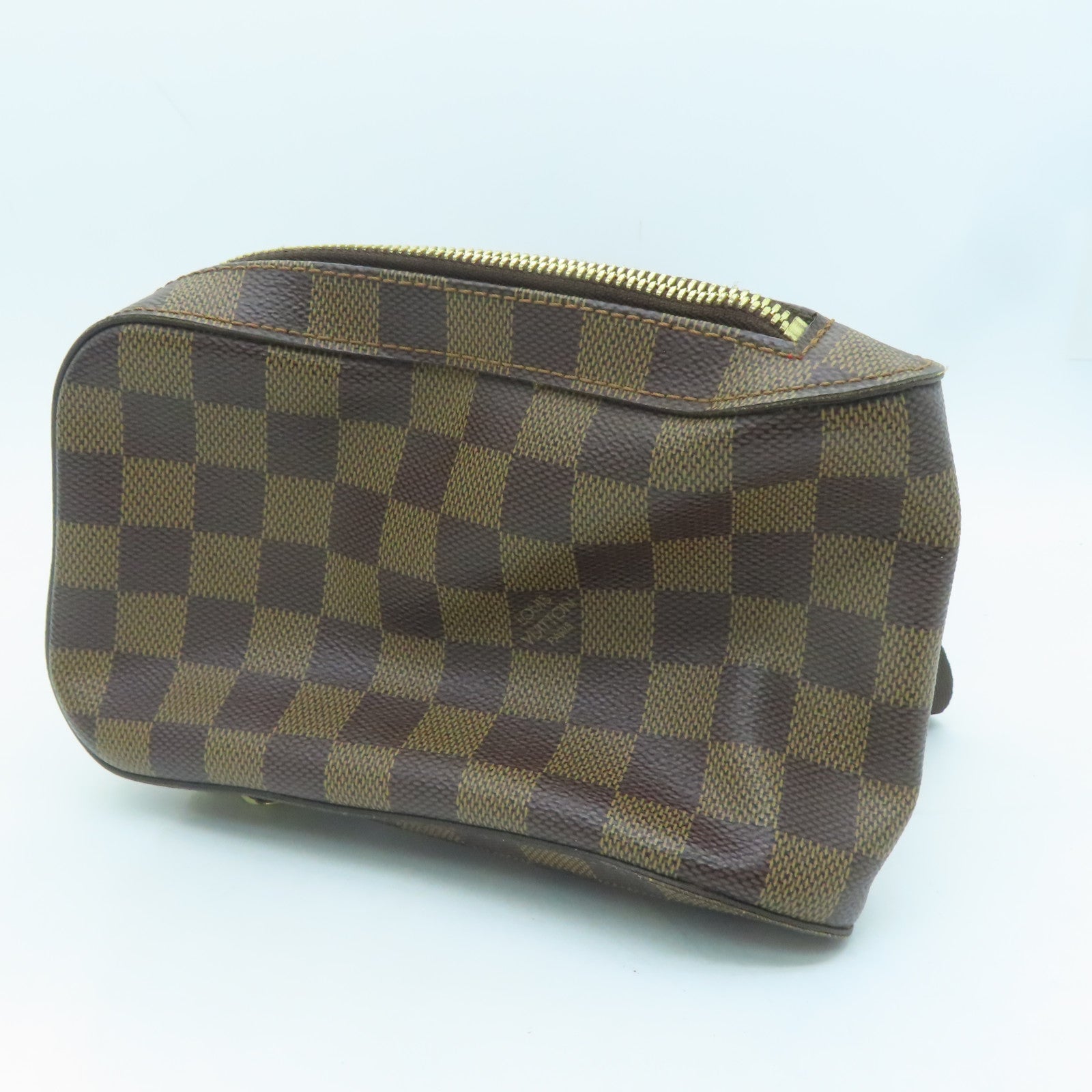 LOUIS VUITTON Damier Geronimo's bum-bag金扣腰包啡色
