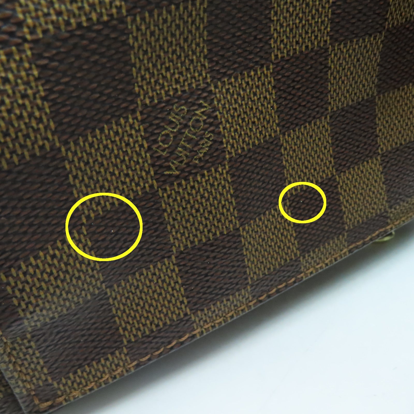 LOUIS VUITTON Damier Geronimo's bum-bag金扣腰包啡色