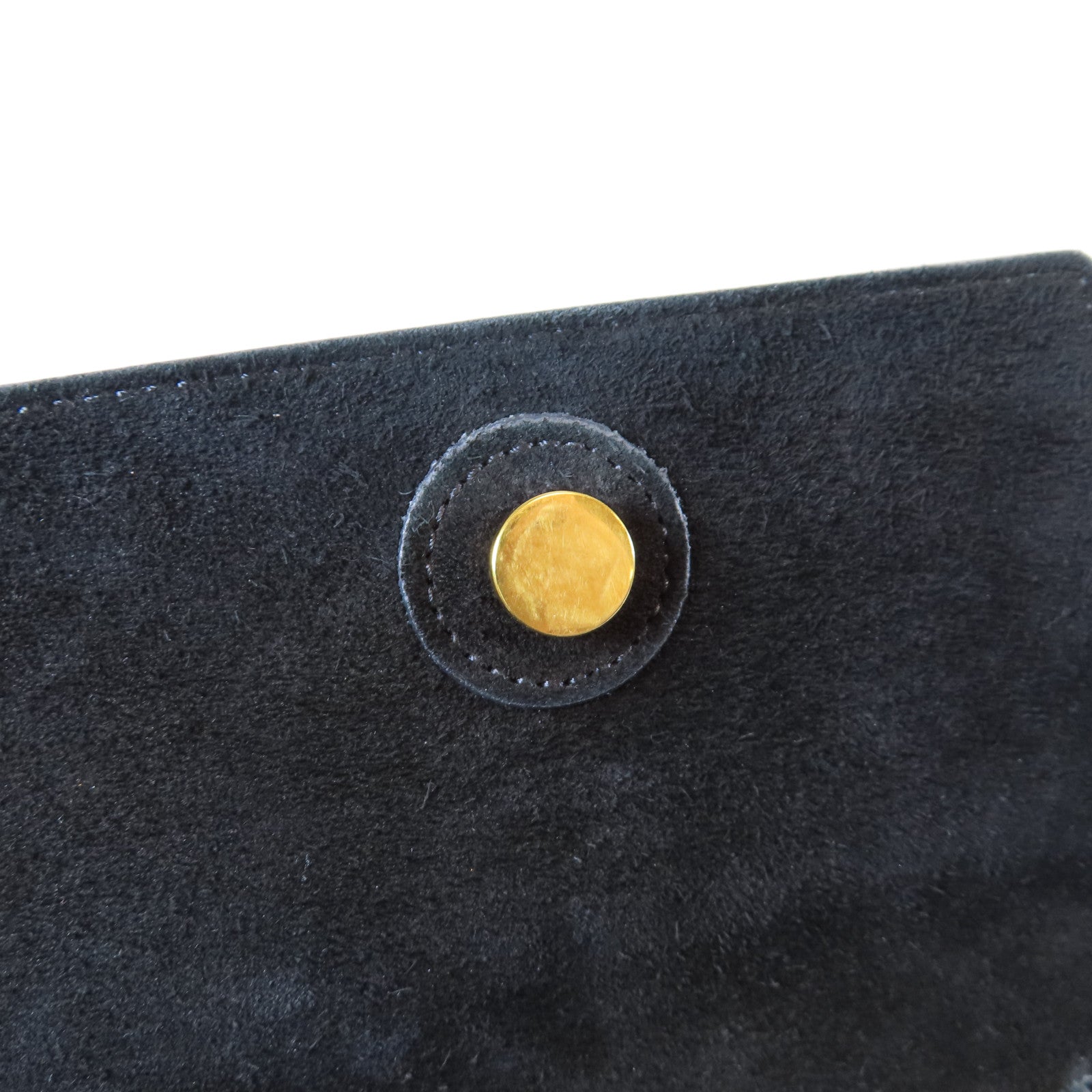 CELINE 牛皮皮革Belt Bag金扣手挽肩背兩用袋黑色