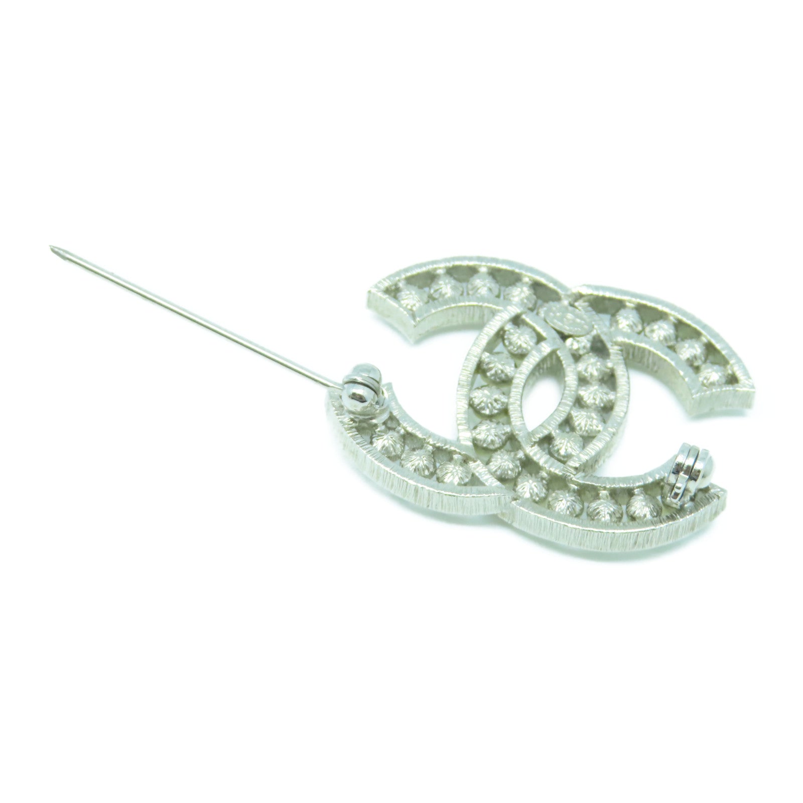 CHANEL PVC/金屬Brooch胸針銀色