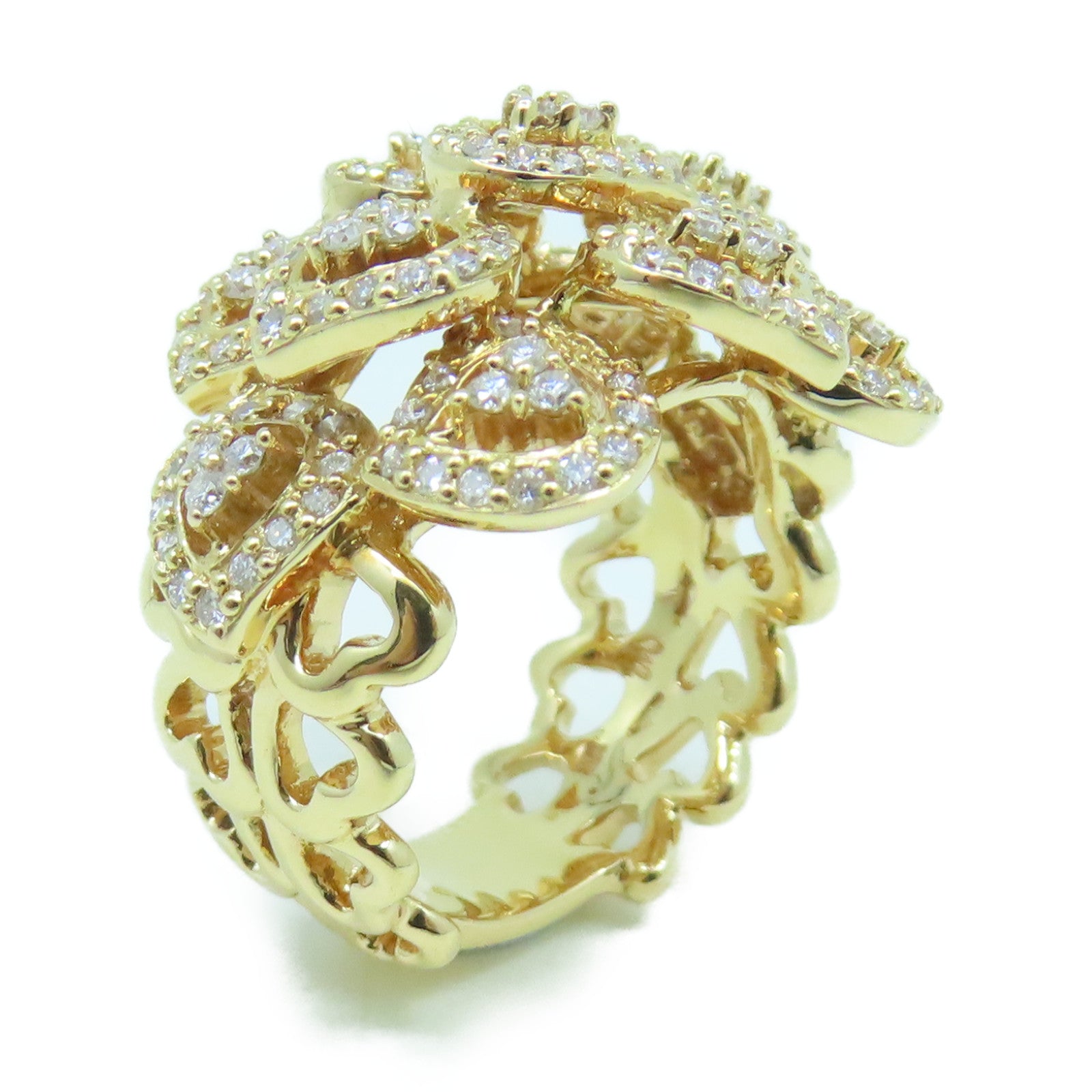 JEWELRY 18K黃金Diamond Ring鑽石戒指金色US#5.5