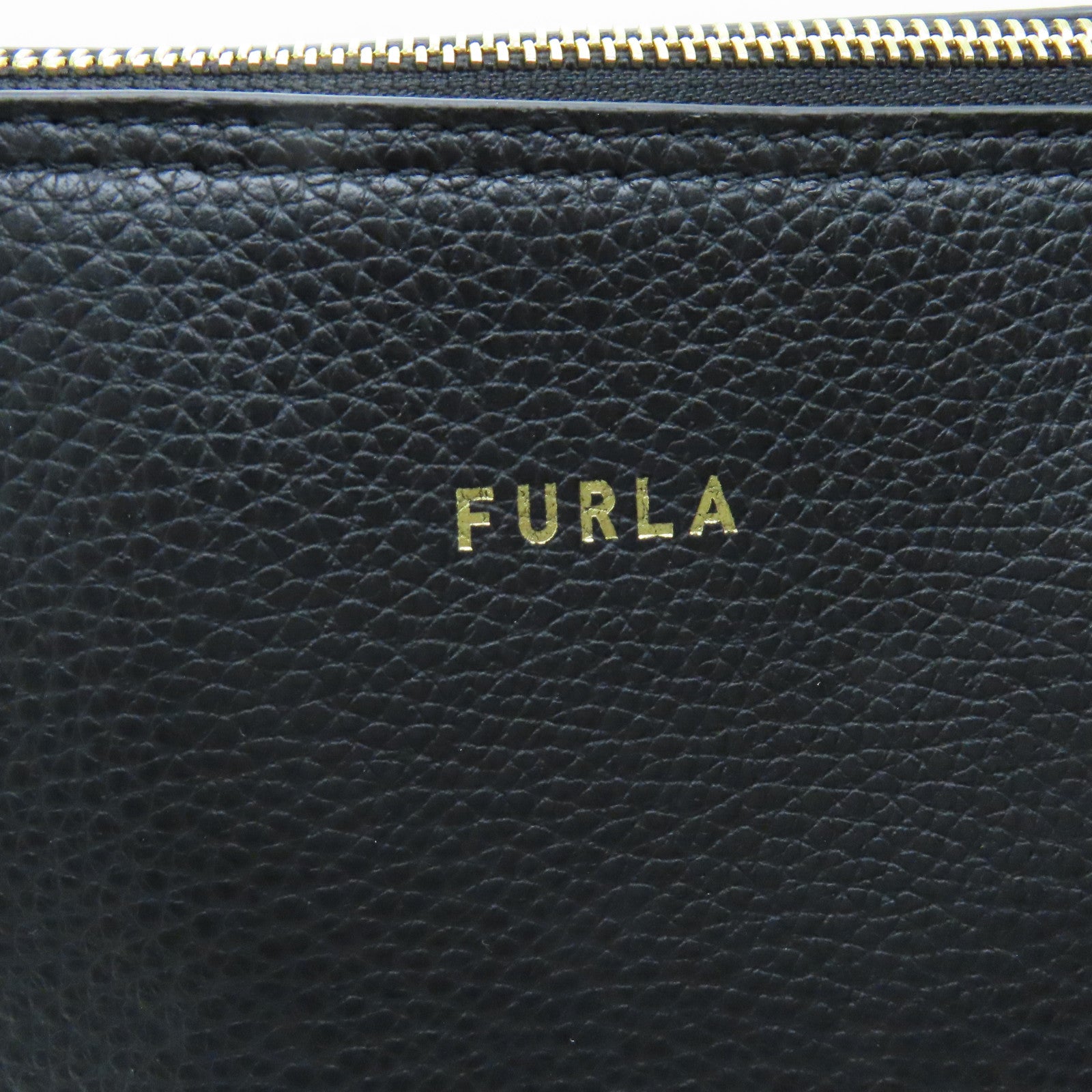Furla 牛皮皮革Tote Bag肩背袋黑色