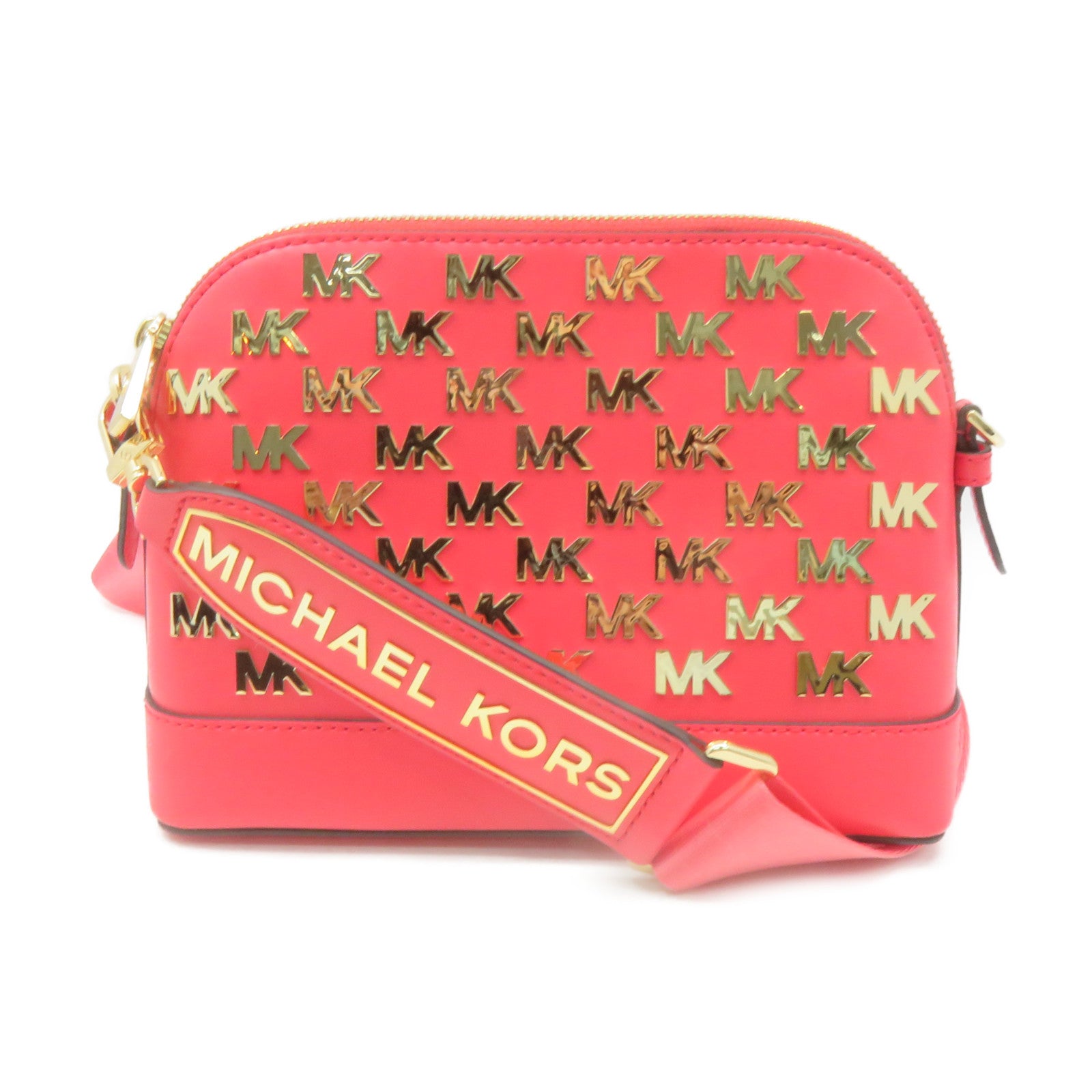 Michael Kors 牛皮皮革Shoulder Bag肩背袋粉紅色