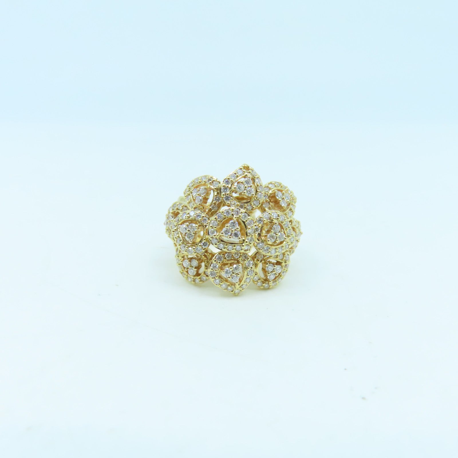 JEWELRY 18K黃金Diamond Ring鑽石戒指金色US#5.5