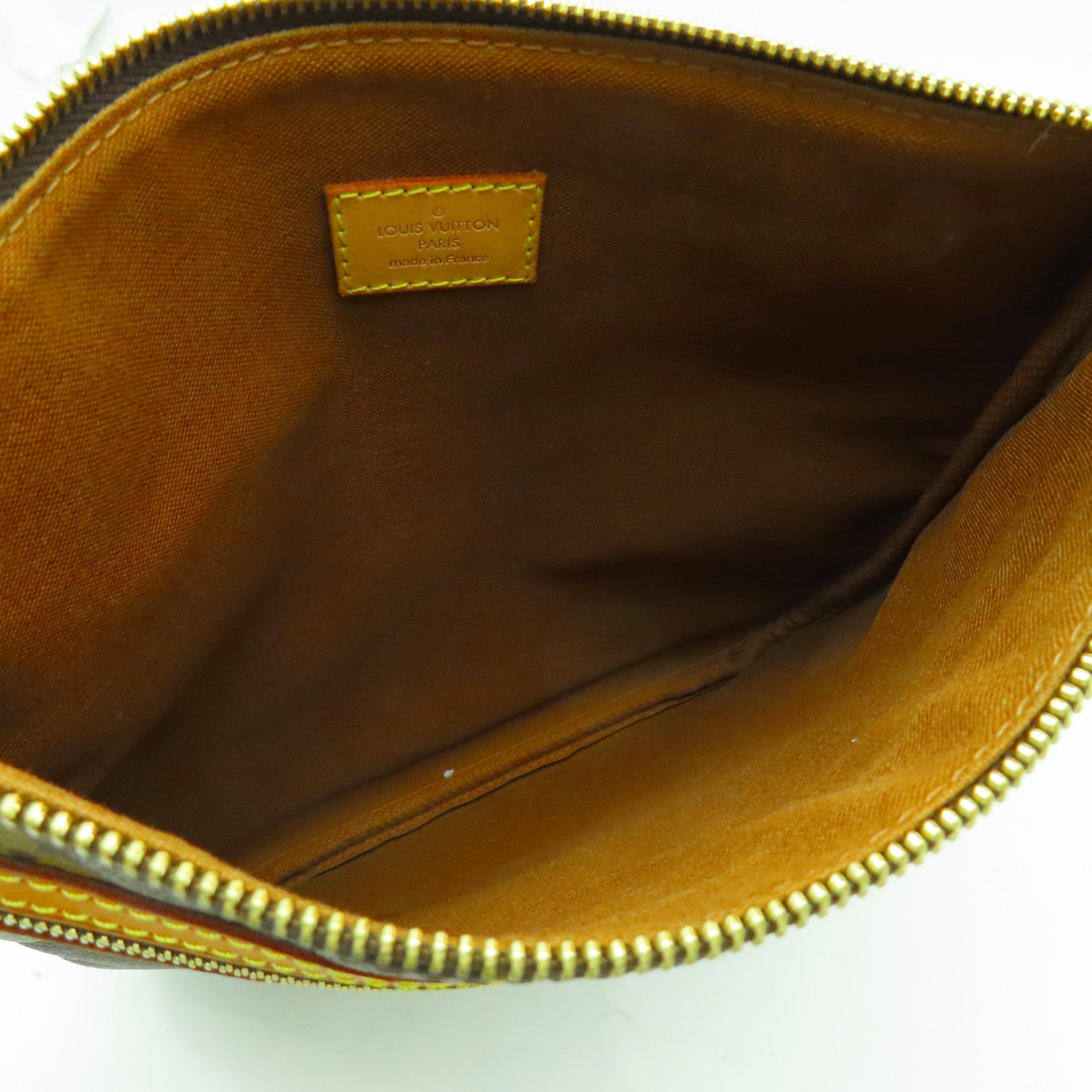 LOUIS VUITTON Monogram Pochette Bosphore金扣肩背袋啡色