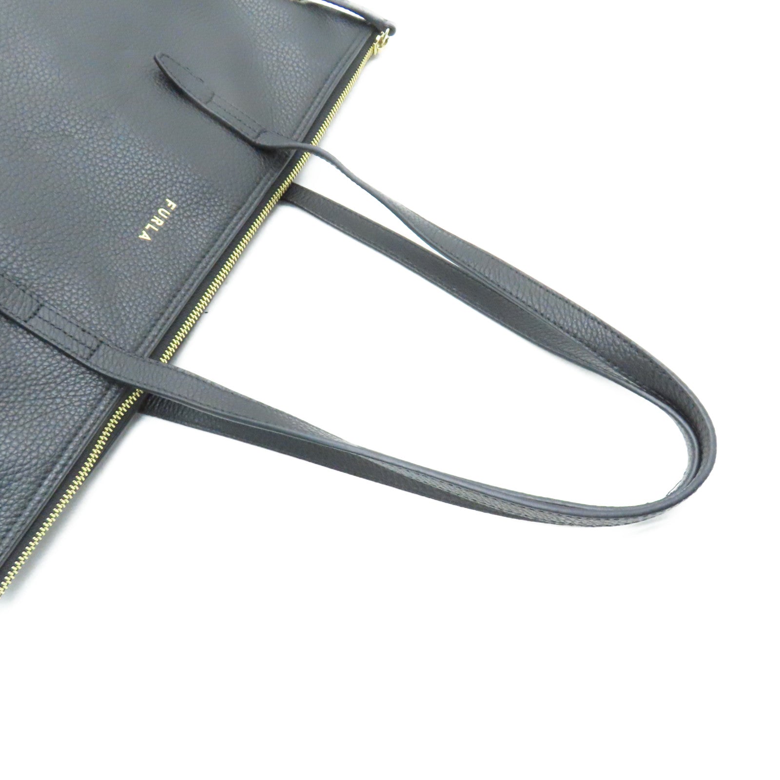 Furla 牛皮皮革Tote Bag肩背袋黑色