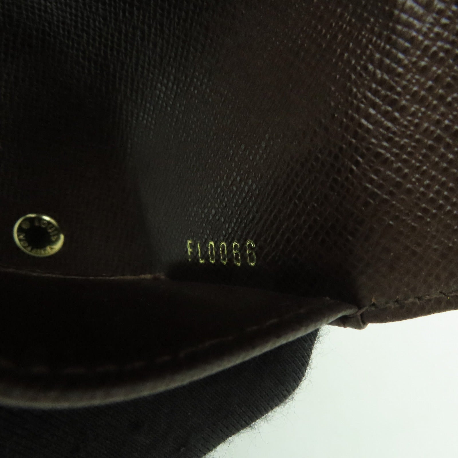LOUIS VUITTON Monogram Mini Lin Multicles 4金扣鎖匙包啡色