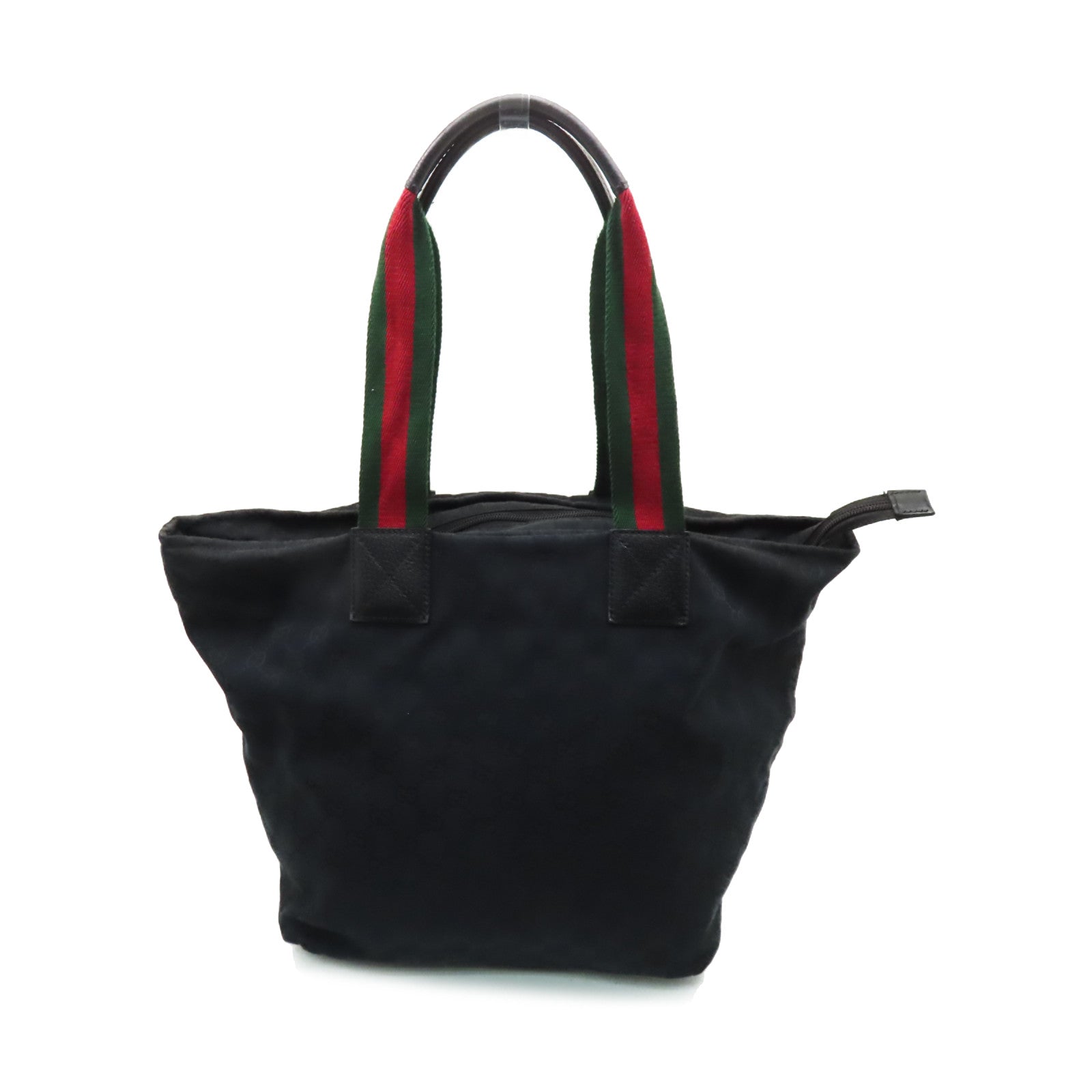GUCCI GG帆布Tote Bag肩背袋黑色