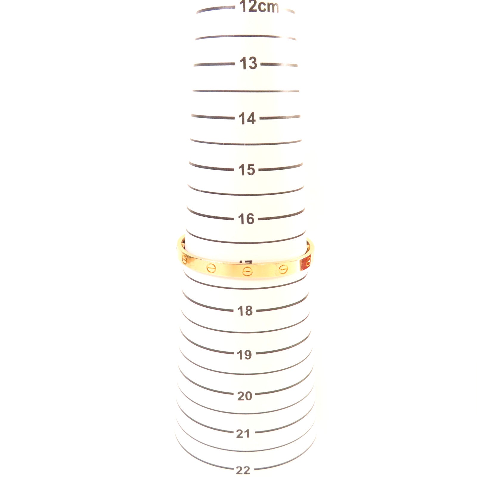 CARTIER 18K玫瑰金Love Bracelet手鐲#18
