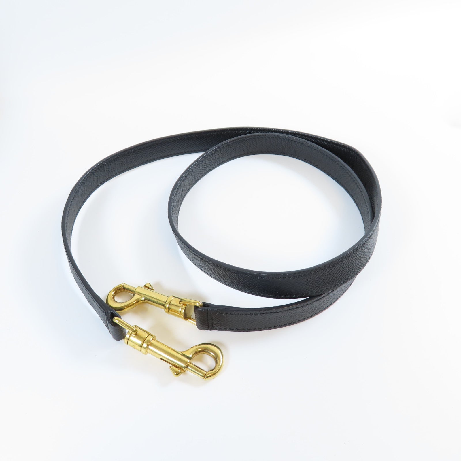 CELINE 牛皮皮革Belt Bag金扣手挽肩背兩用袋黑色