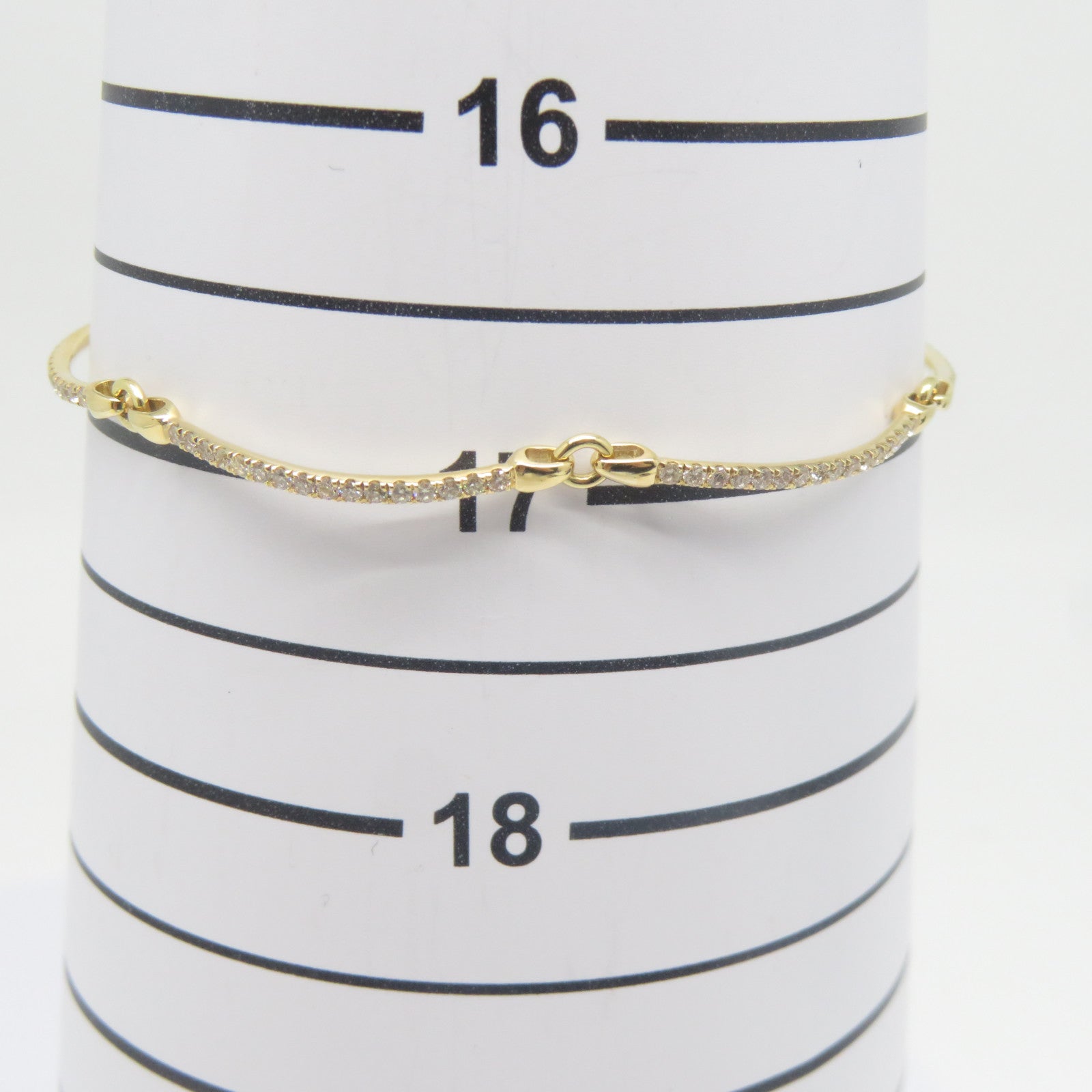 JEWELRY 【激減優惠】18K黃金Diamond Bracelet 0.730ct鑽石手鏈