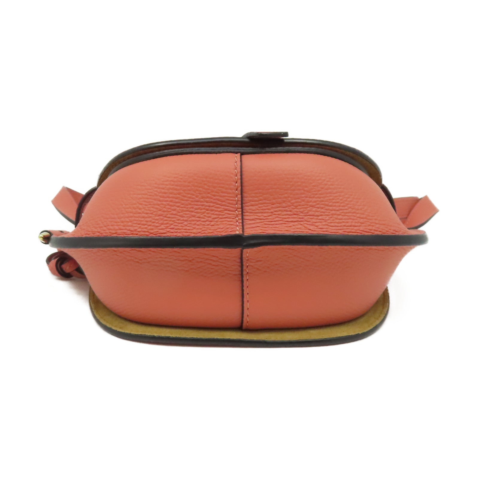 LOEWE 牛皮皮革Mini Gate Dual Bag金扣肩背袋粉紅色