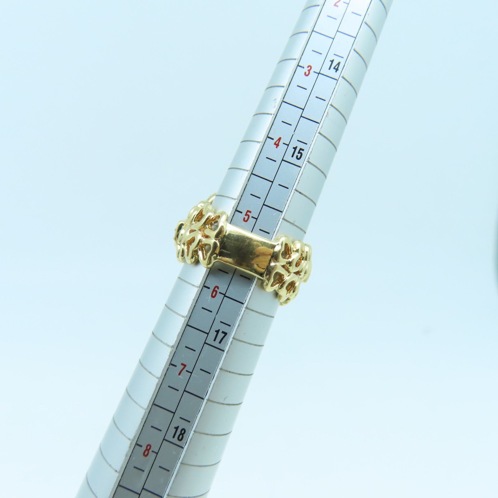 JEWELRY 18K黃金Diamond Ring鑽石戒指金色US#5.5