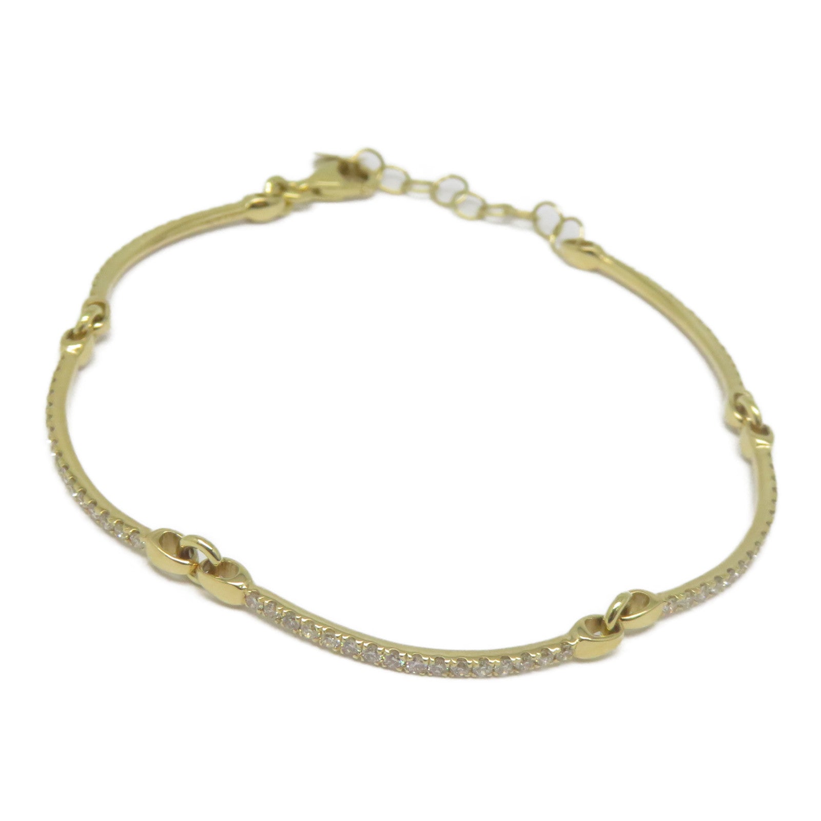 JEWELRY 【激減優惠】18K黃金Diamond Bracelet 0.730ct鑽石手鏈