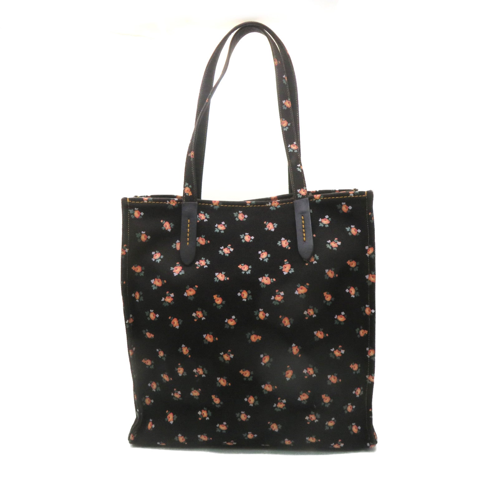 COACH Canvas Tote Bag Black/Color