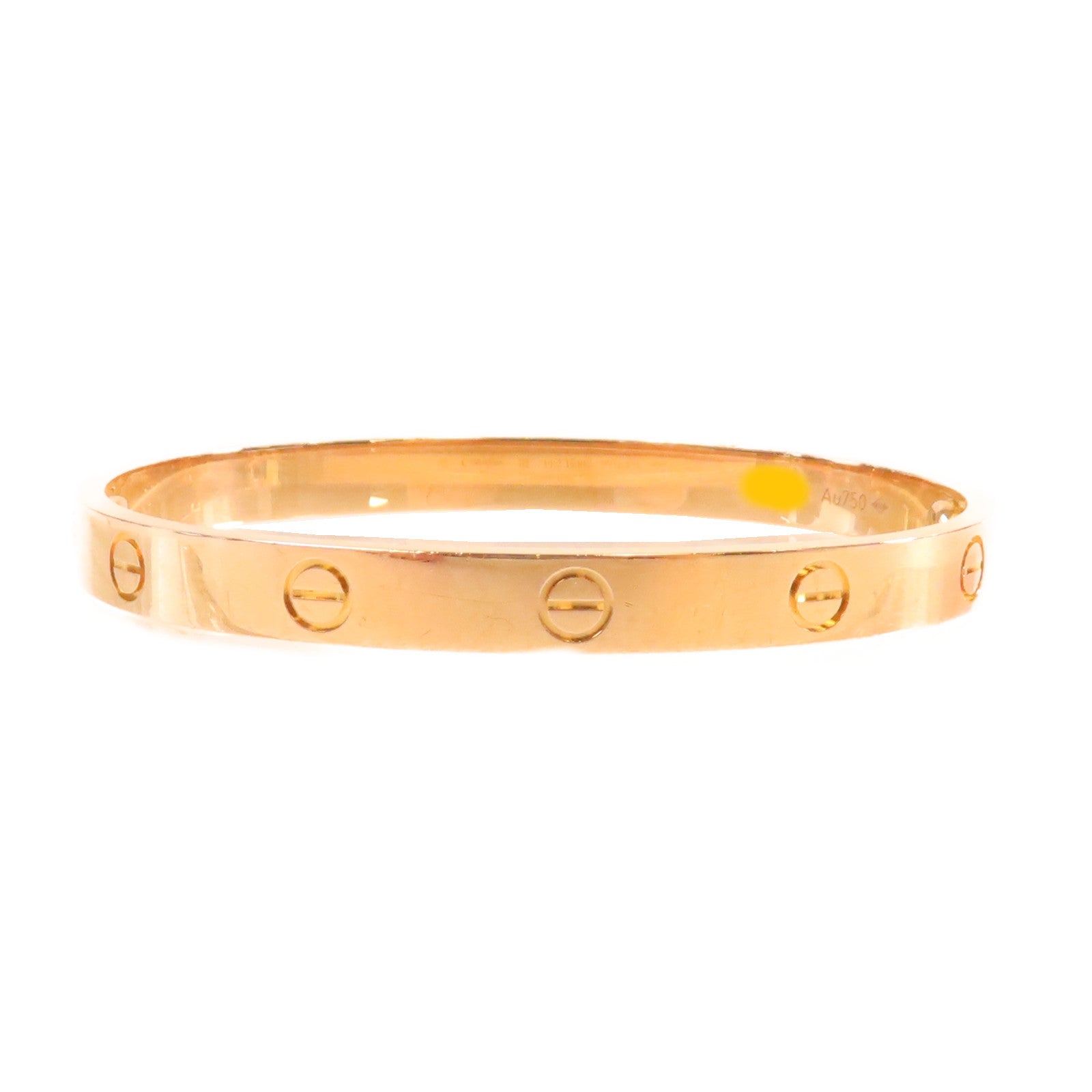 CARTIER 18K玫瑰金Love Bracelet手鐲#18