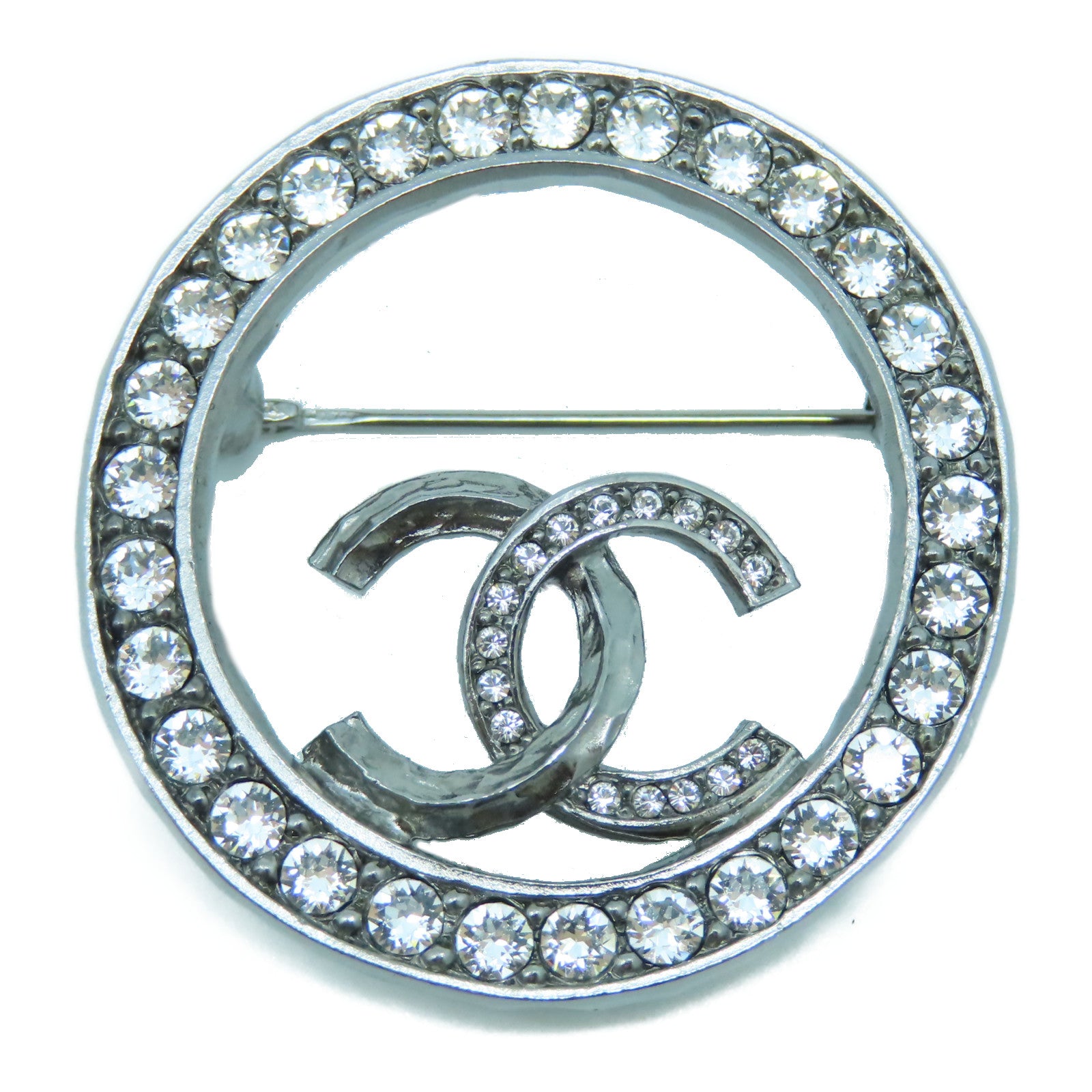CHANEL 金屬Brooch胸針銀色