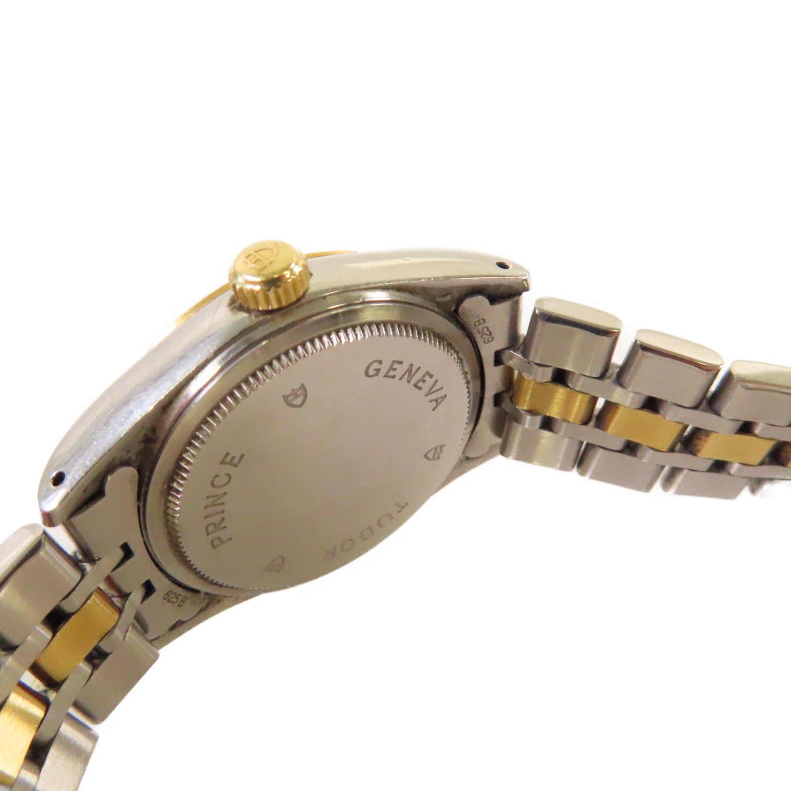 TUDOR Prince Oysterdate Watch 18K黃金/不鏽鋼自動機芯手錶金色/銀色