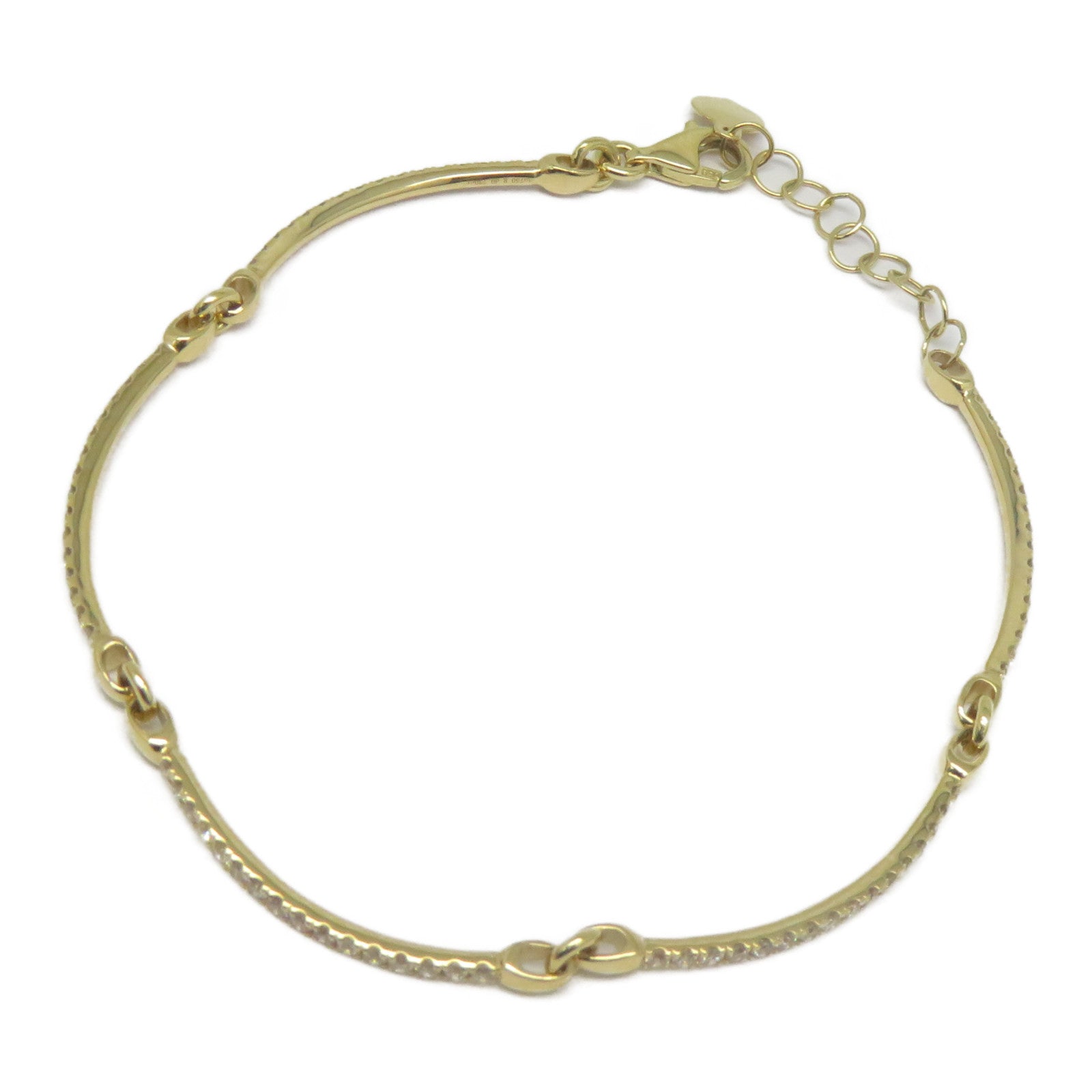 JEWELRY 【激減優惠】18K黃金Diamond Bracelet 0.730ct鑽石手鏈
