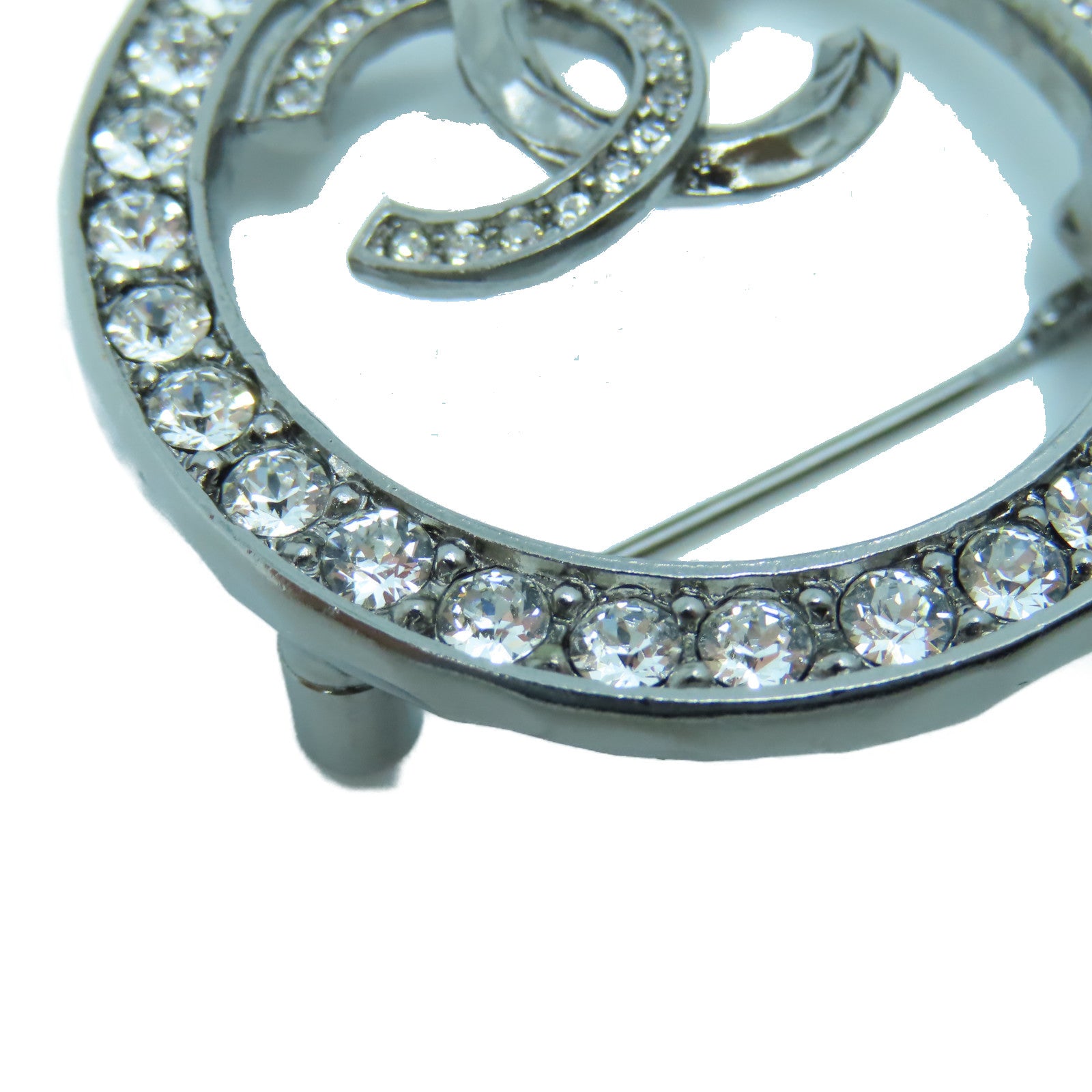 CHANEL 金屬Brooch胸針銀色