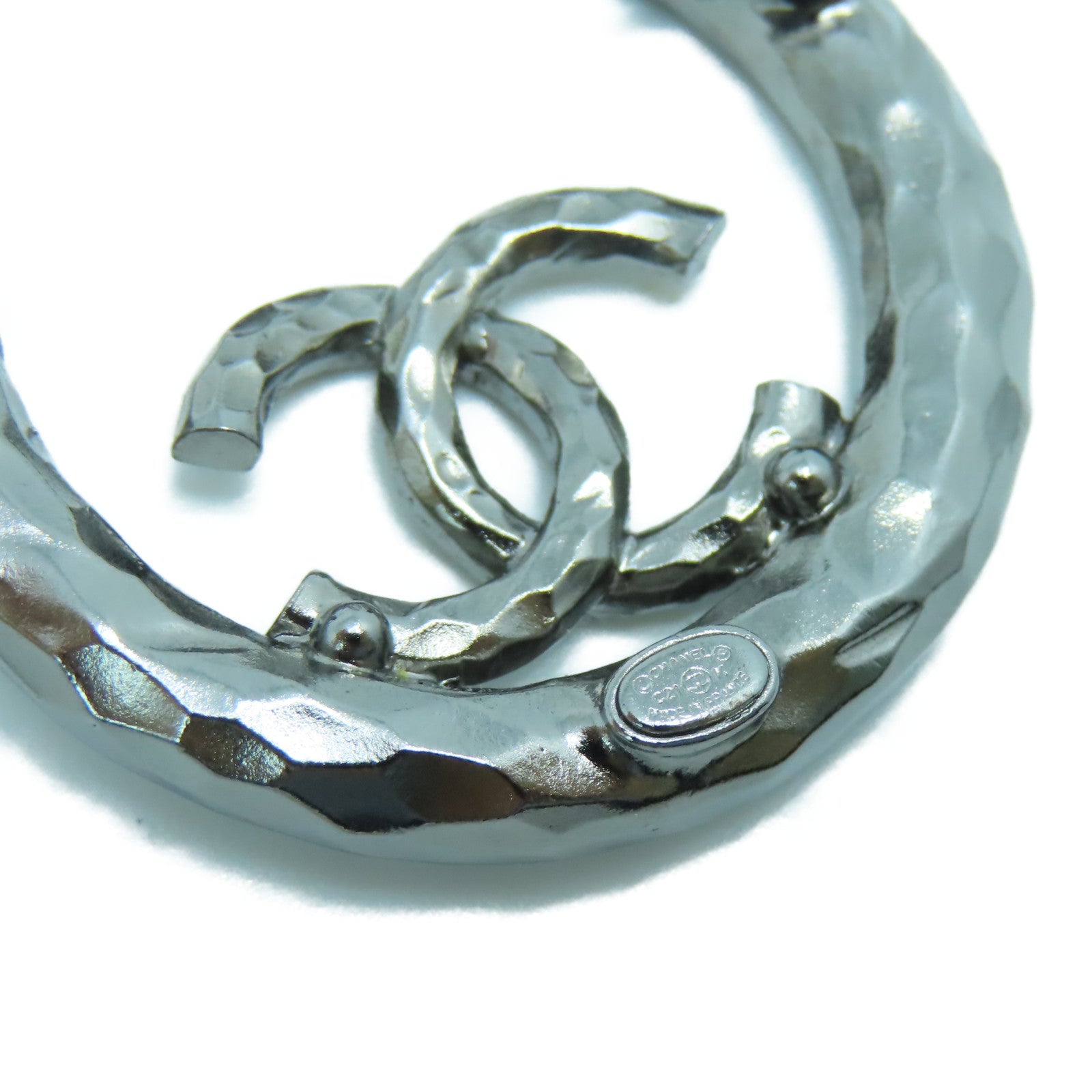 CHANEL 金屬Brooch胸針銀色