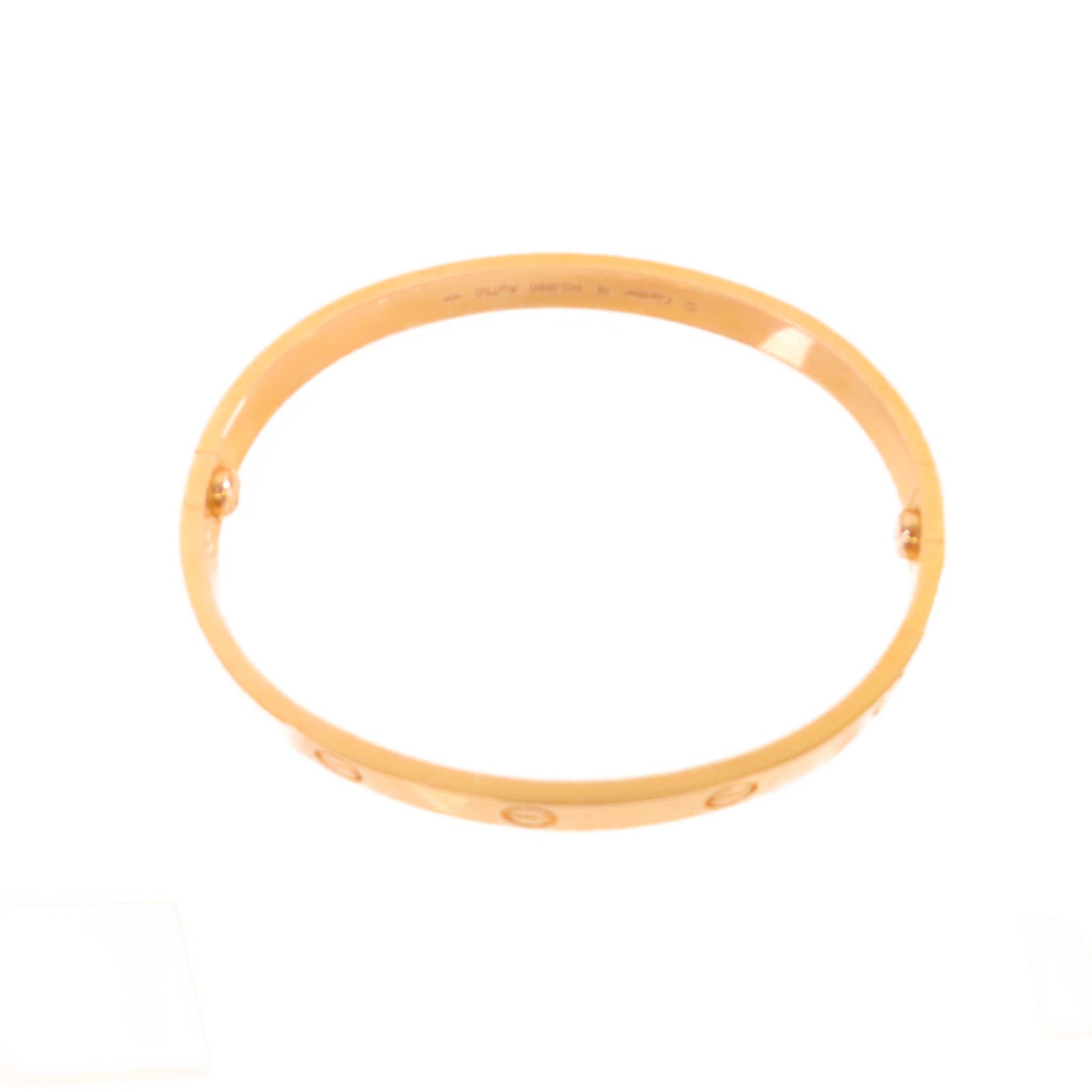 CARTIER 18K玫瑰金Love Bracelet手鐲#18