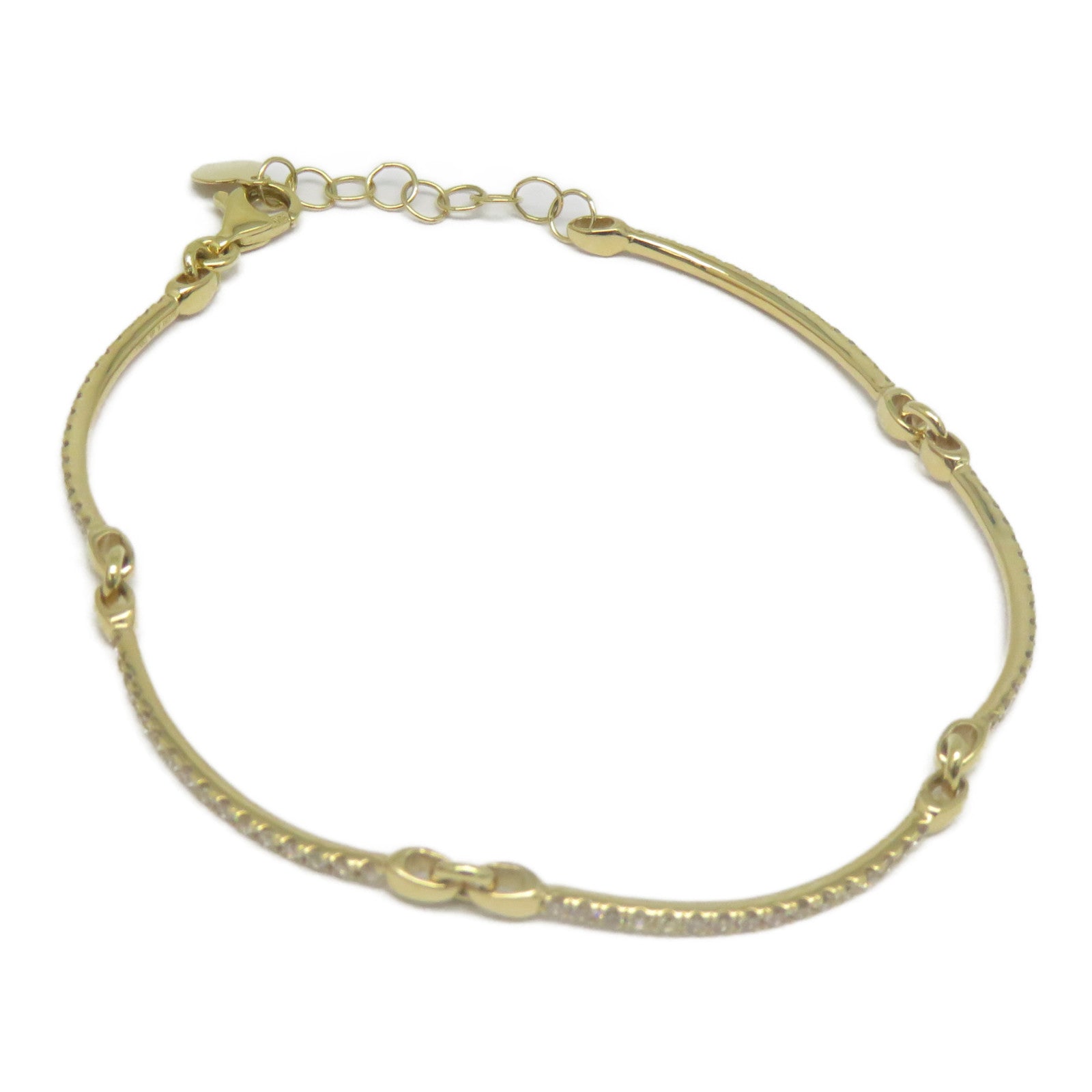 JEWELRY 【激減優惠】18K黃金Diamond Bracelet 0.730ct鑽石手鏈