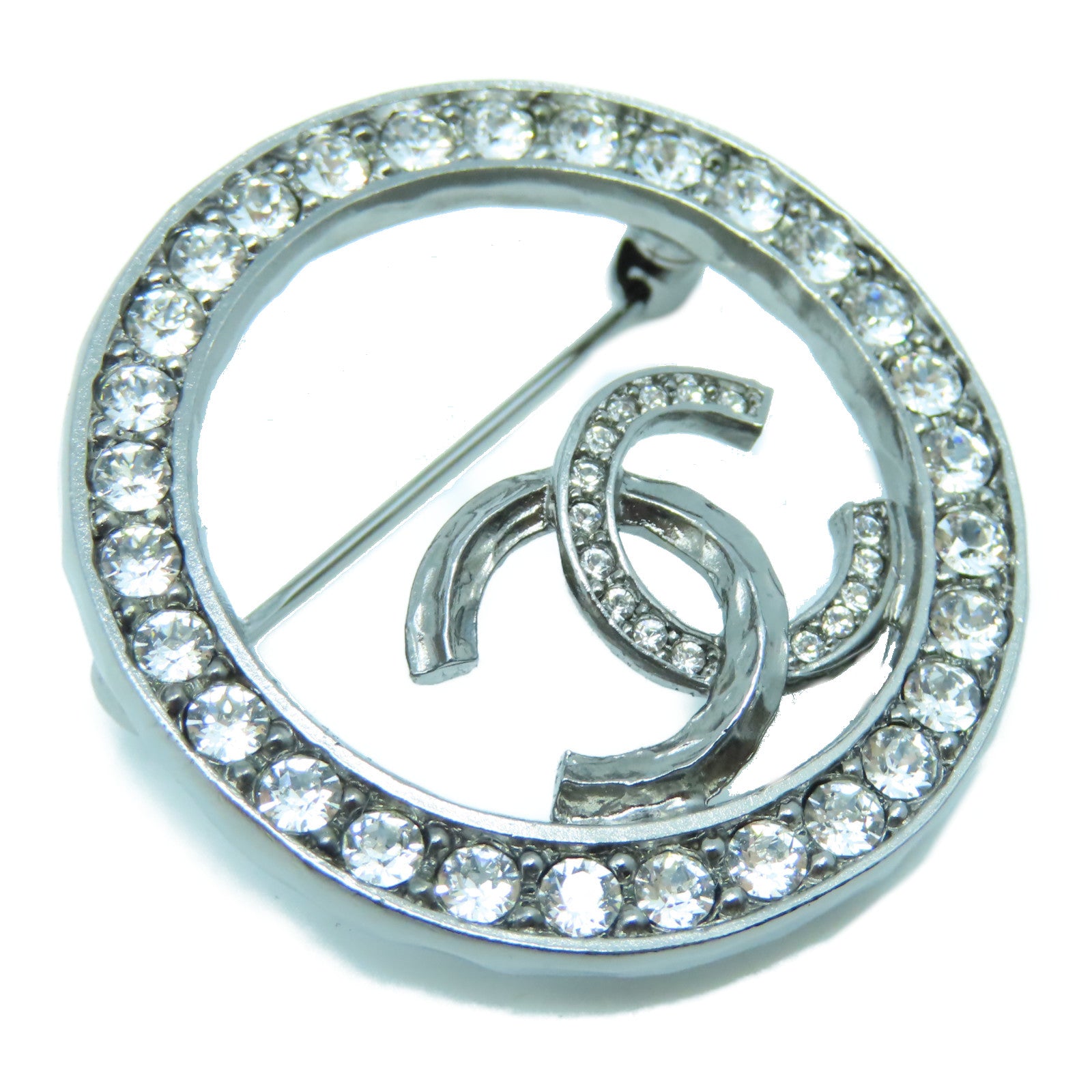 CHANEL 金屬Brooch胸針銀色