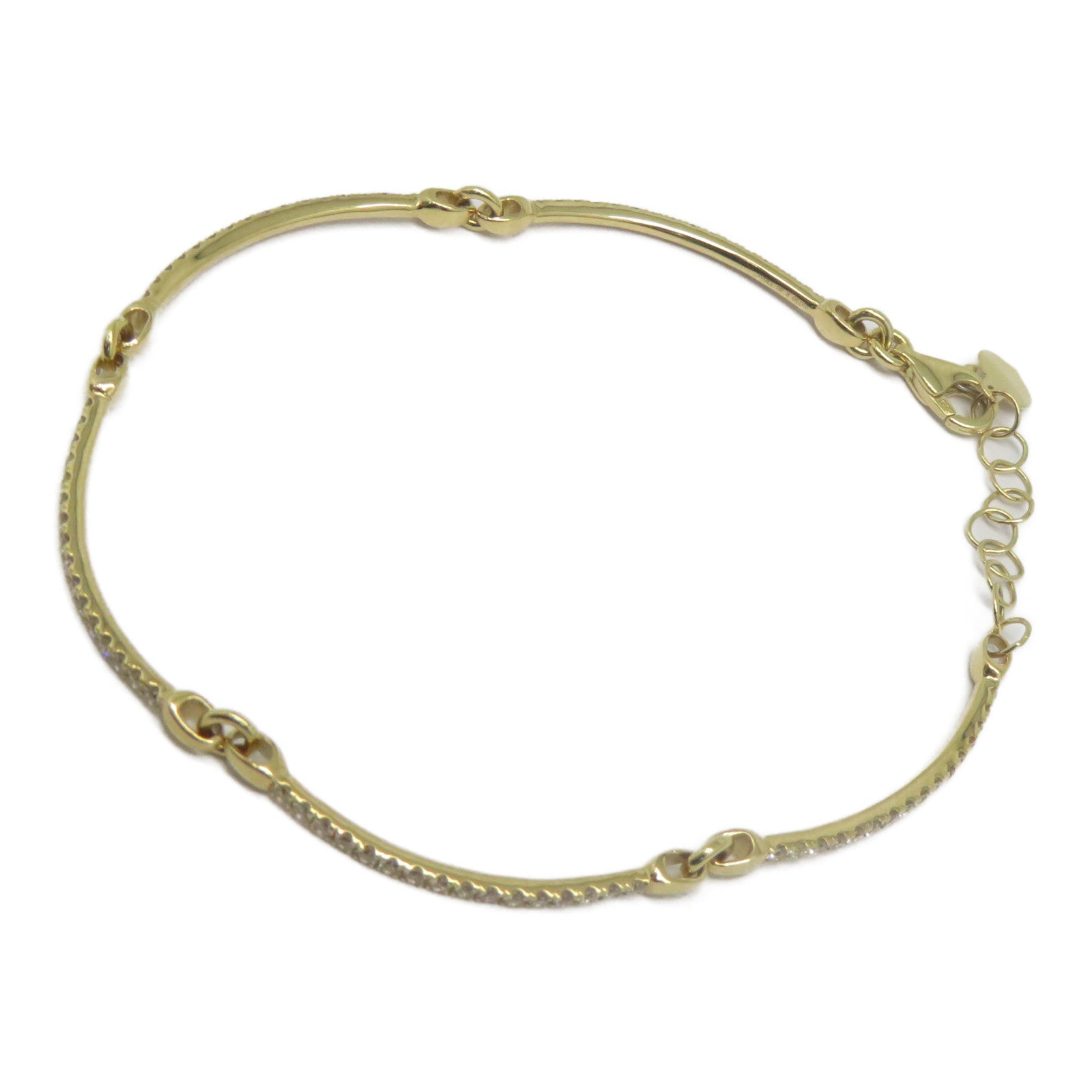 JEWELRY 【激減優惠】18K黃金Diamond Bracelet 0.730ct鑽石手鏈