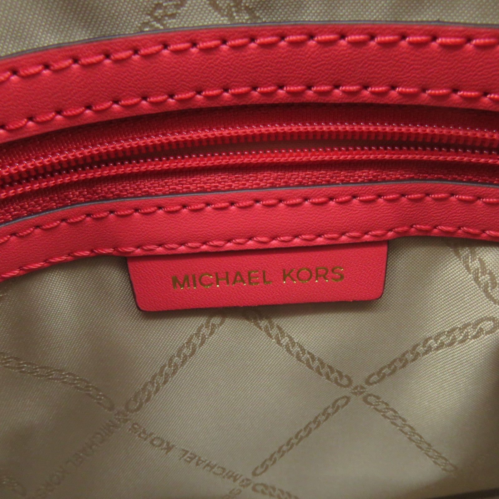 Michael Kors 牛皮皮革Shoulder Bag肩背袋粉紅色