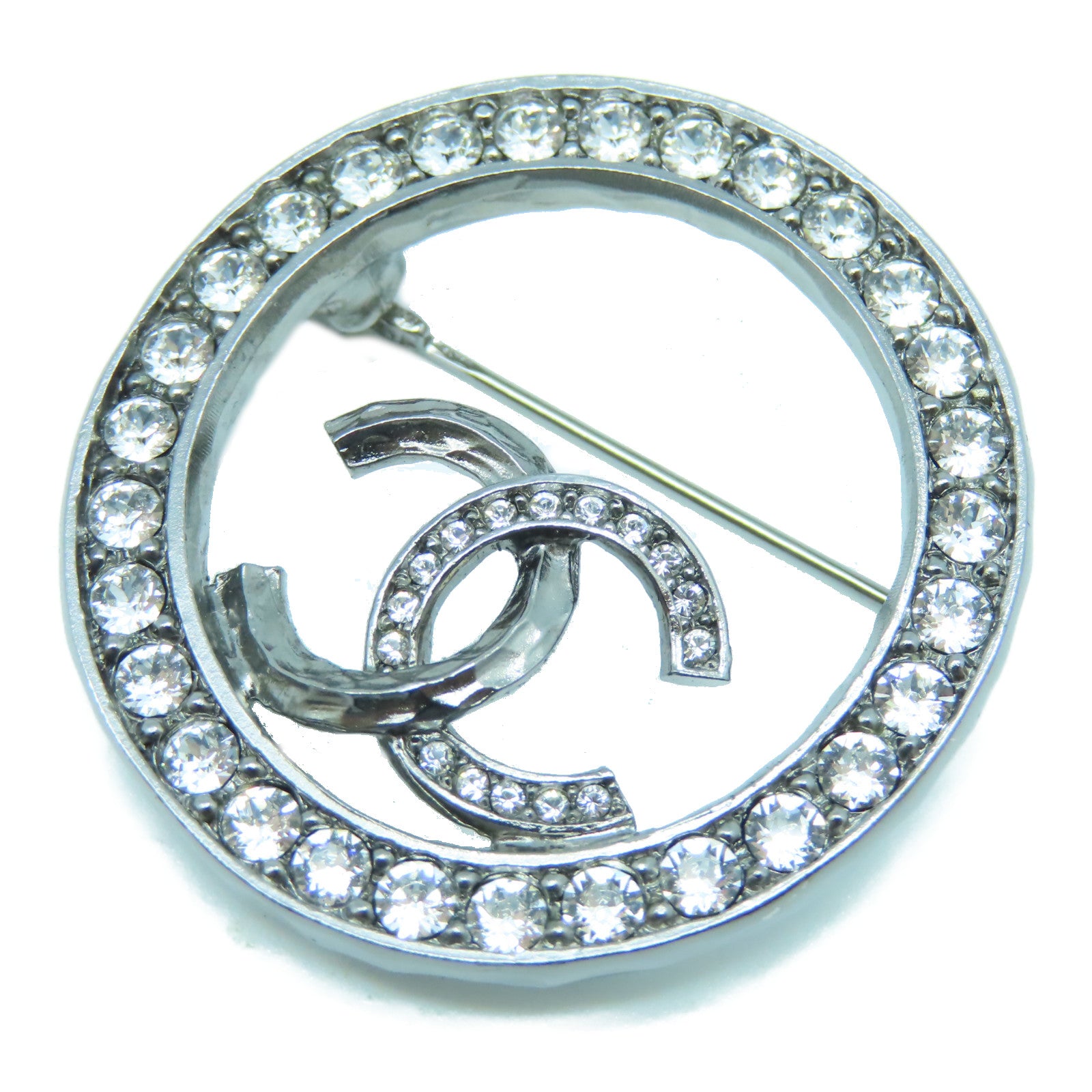 CHANEL 金屬Brooch胸針銀色
