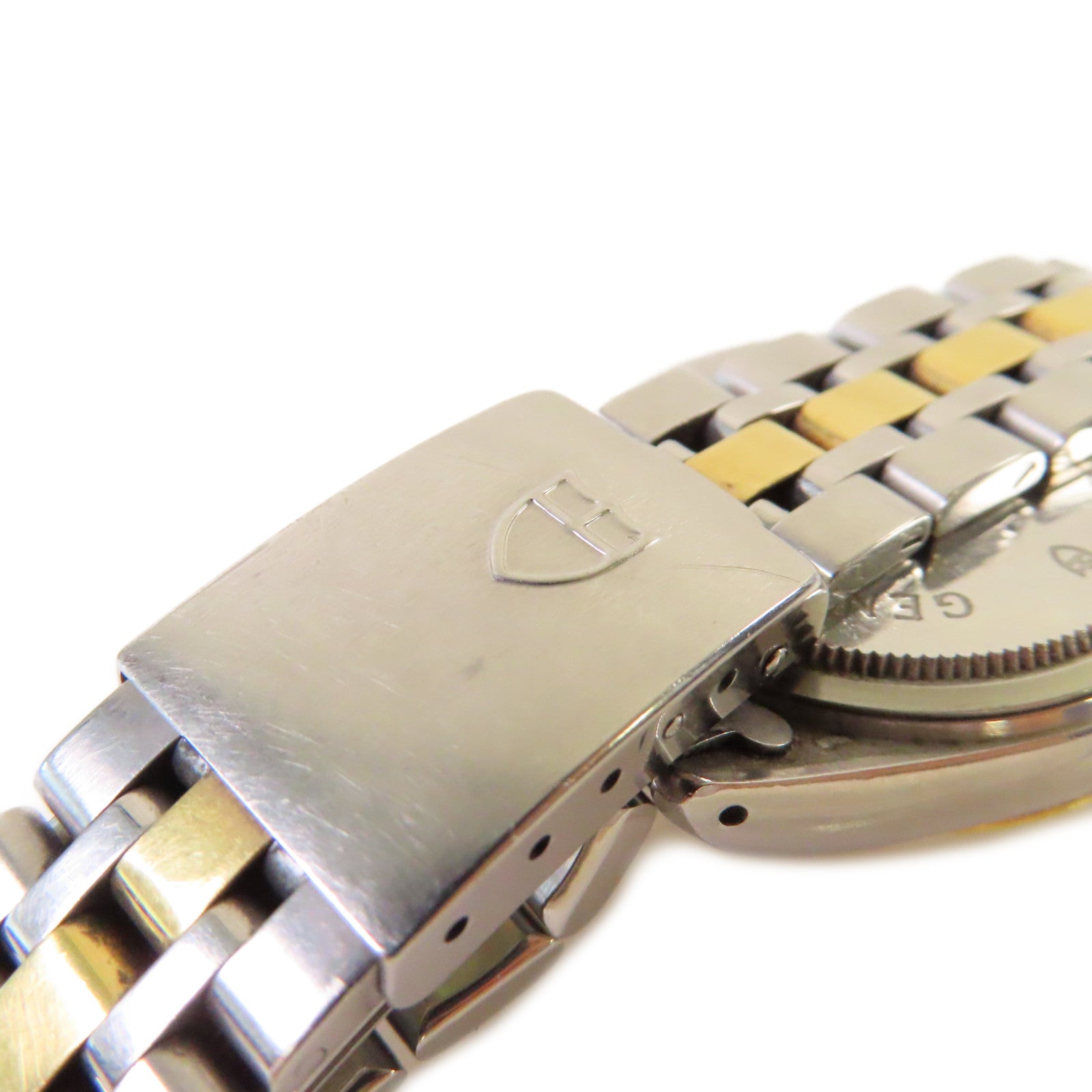 TUDOR Prince Oysterdate Watch 18K黃金/不鏽鋼自動機芯手錶金色/銀色