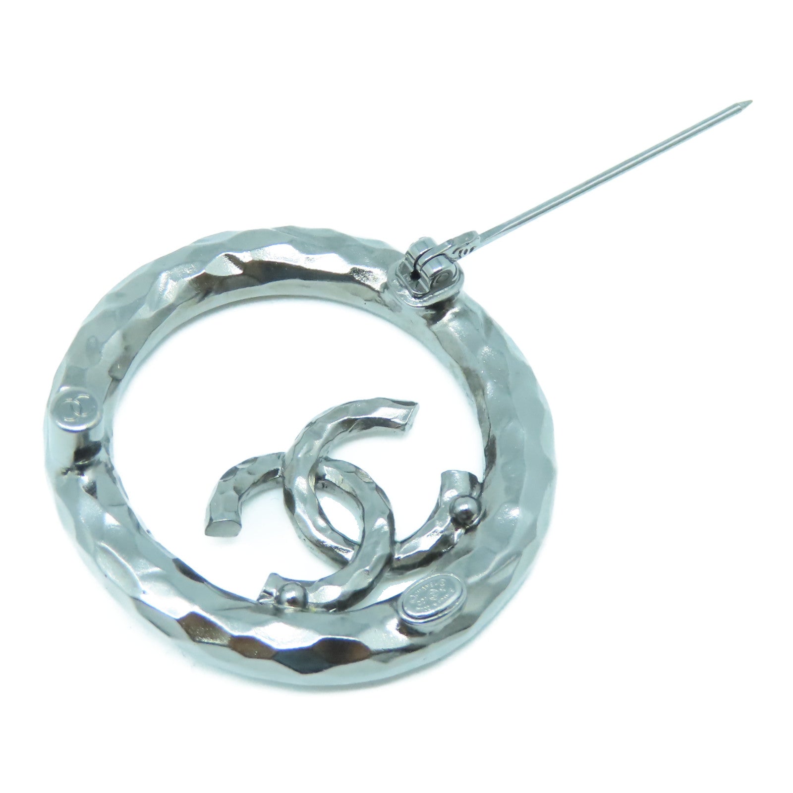 CHANEL 金屬Brooch胸針銀色