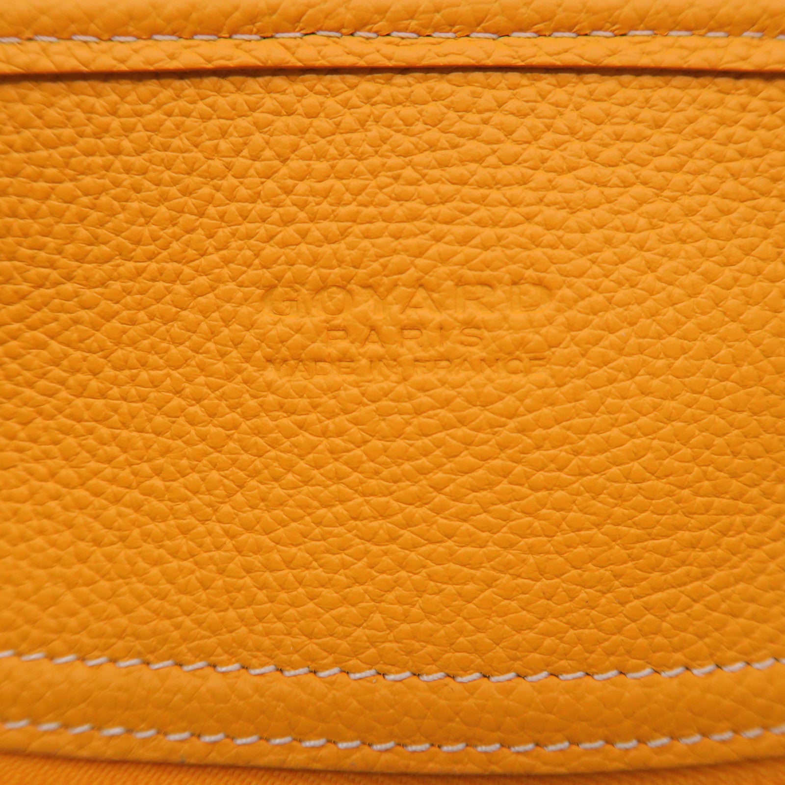 GOYARD 【激減優惠】塗層帆布Sac Hardy PM 2 Jaune銀扣肩背袋黃色
