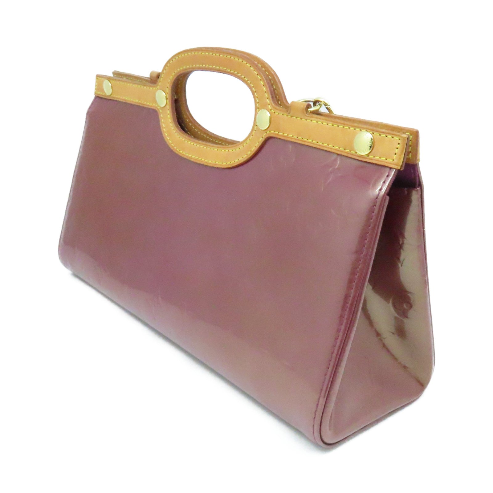 LOUIS VUITTON Vernis Roxbury Drive 2Way Shoulder Bag手挽肩背兩用袋紅豆色/啡色