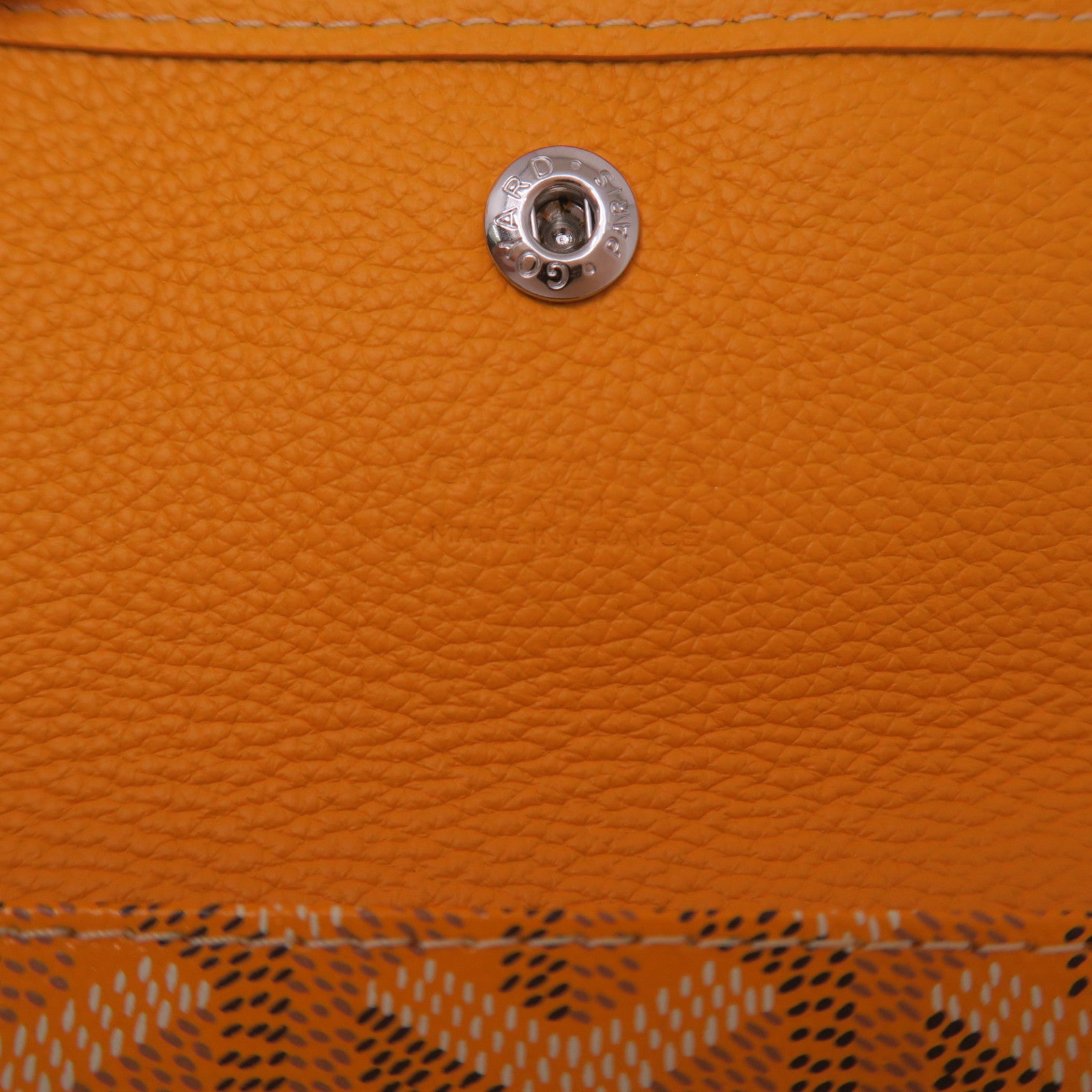 GOYARD 【激減優惠】塗層帆布Sac Hardy PM 2 Jaune銀扣肩背袋黃色