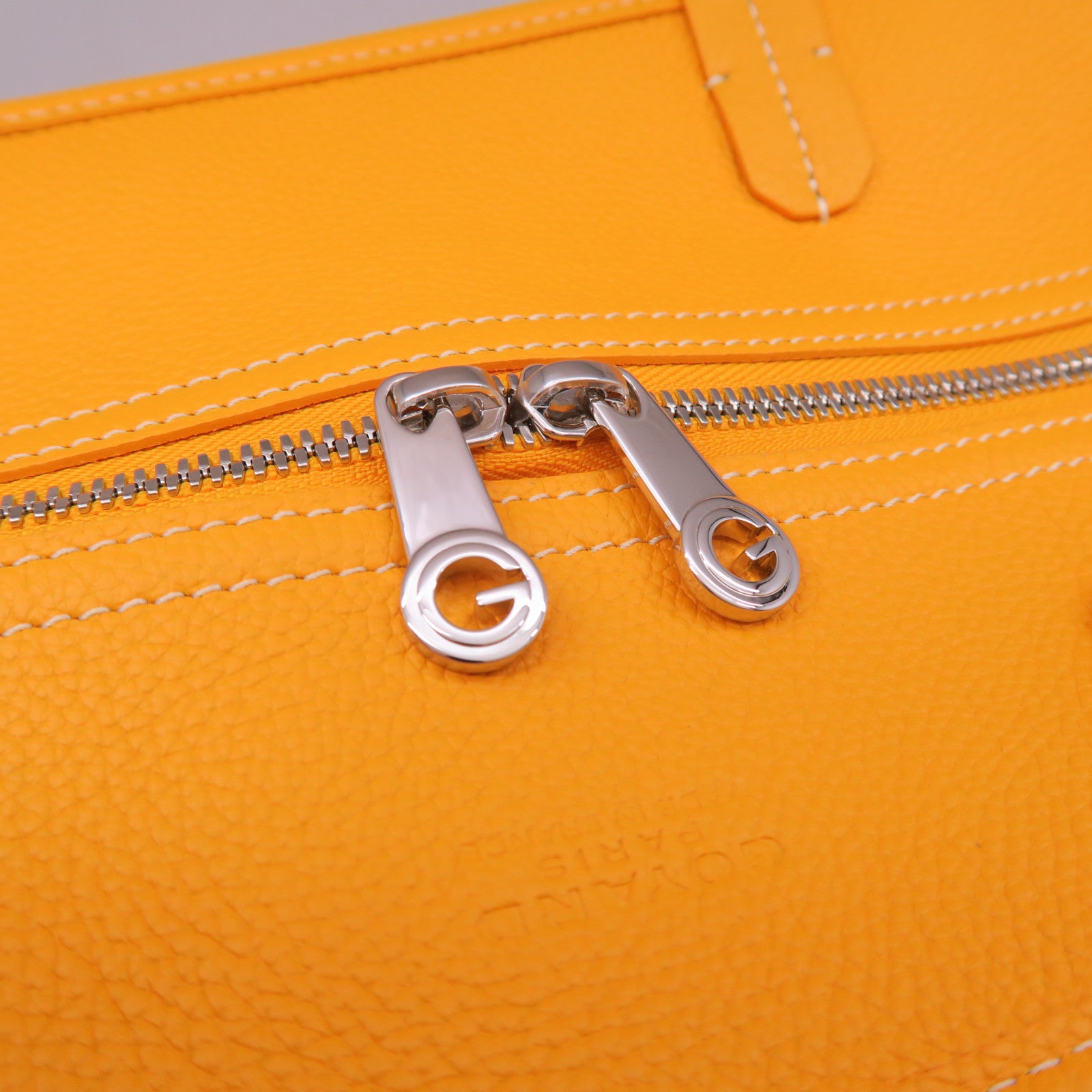 GOYARD 【激減優惠】塗層帆布Sac Hardy PM 2 Jaune銀扣肩背袋黃色