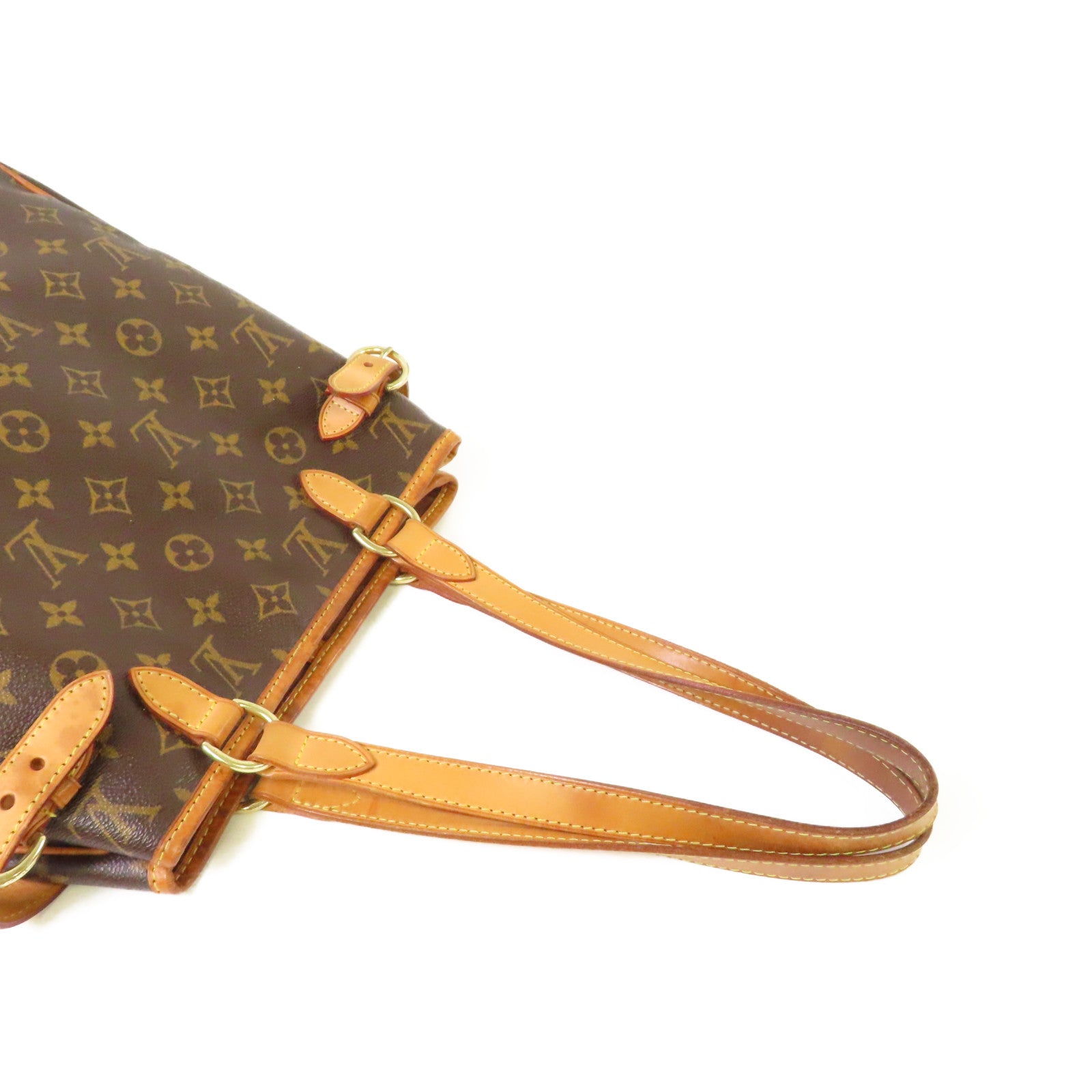 LOUIS VUITTON Monogram Batignolles Vertical Tote Bag金扣肩背袋啡色