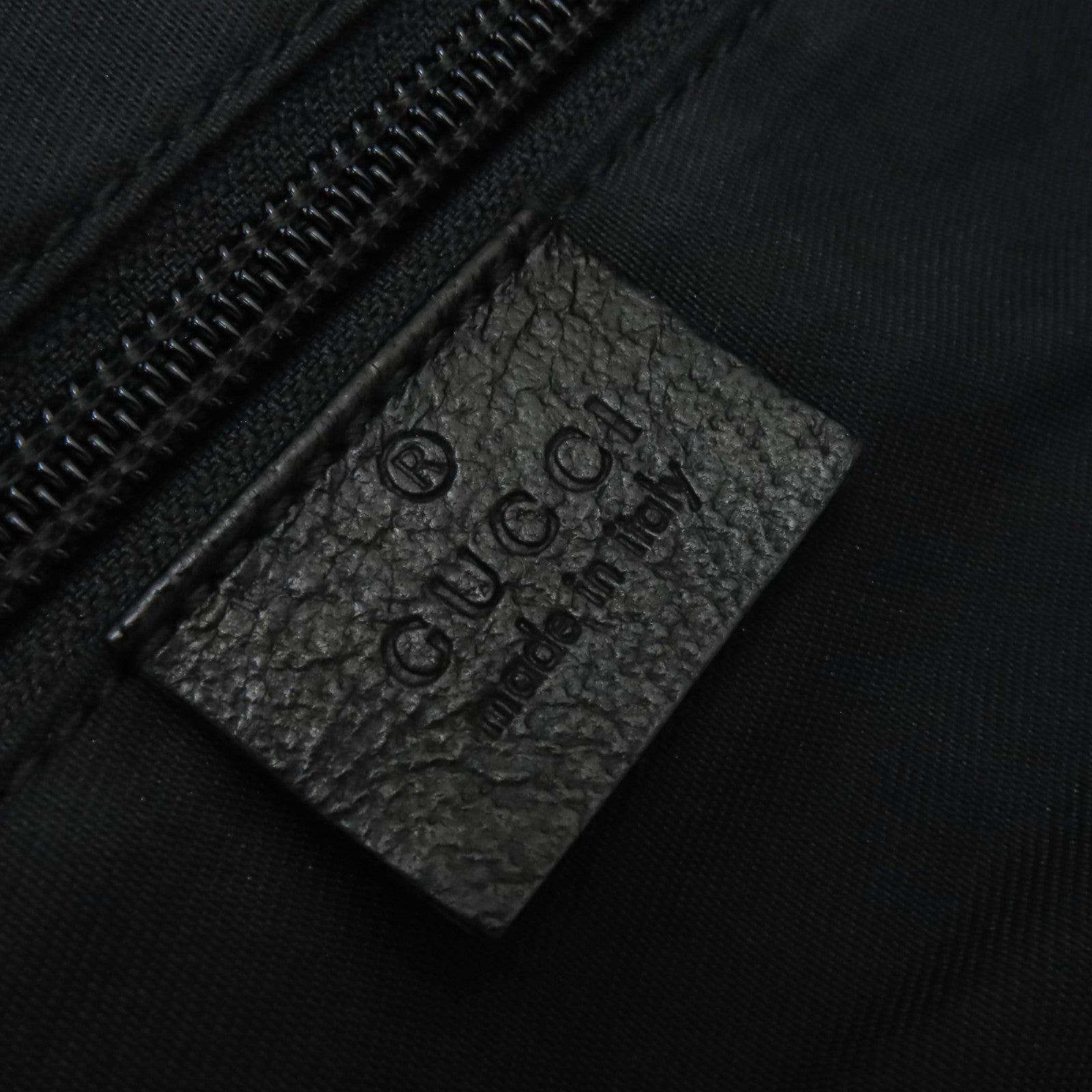 GUCCI GG帆布Tote Bag肩背袋黑色