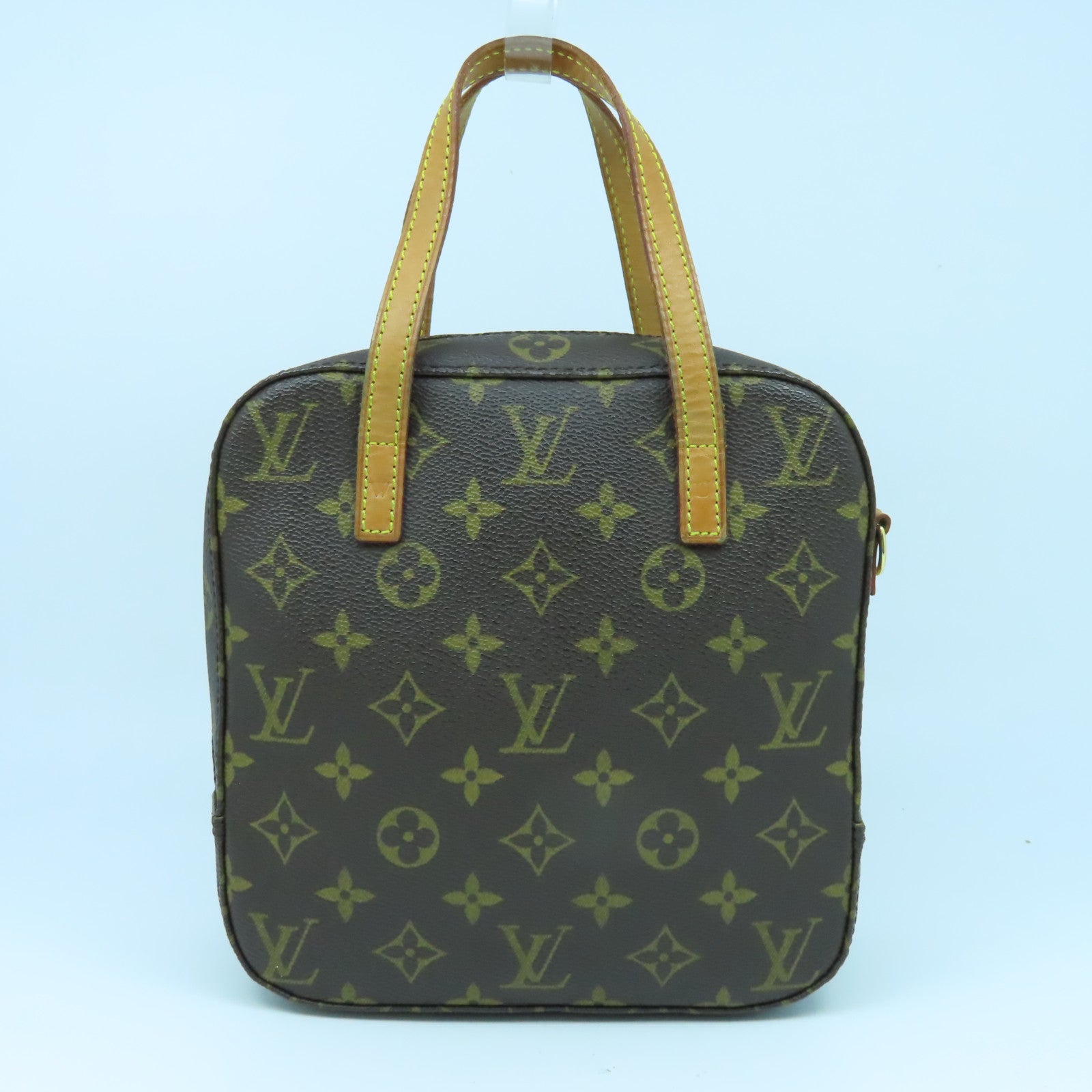 LOUIS VUITTON Monogram Spontini金扣手挽肩背兩用袋啡色