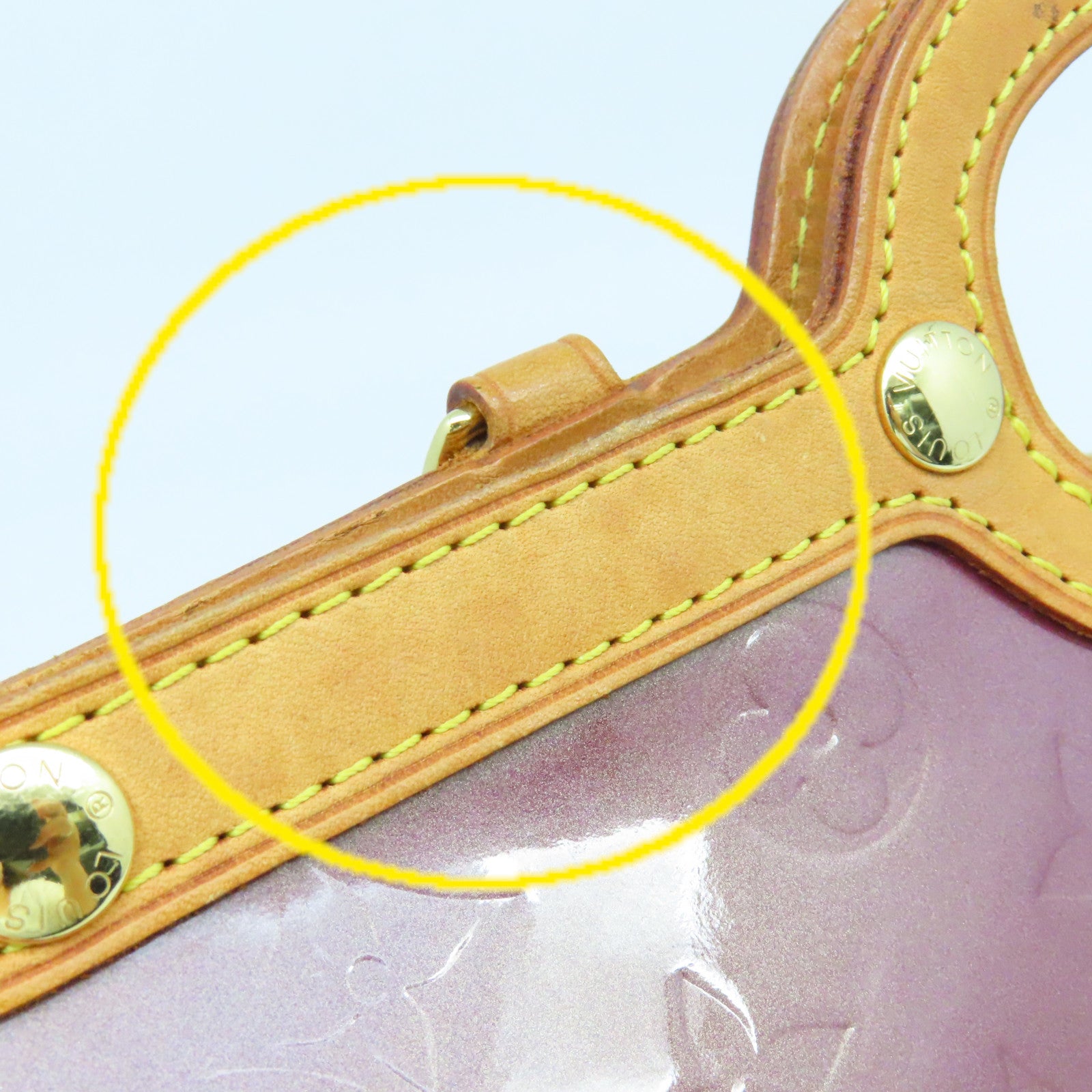 LOUIS VUITTON Vernis Roxbury Drive 2Way Shoulder Bag手挽肩背兩用袋紅豆色/啡色