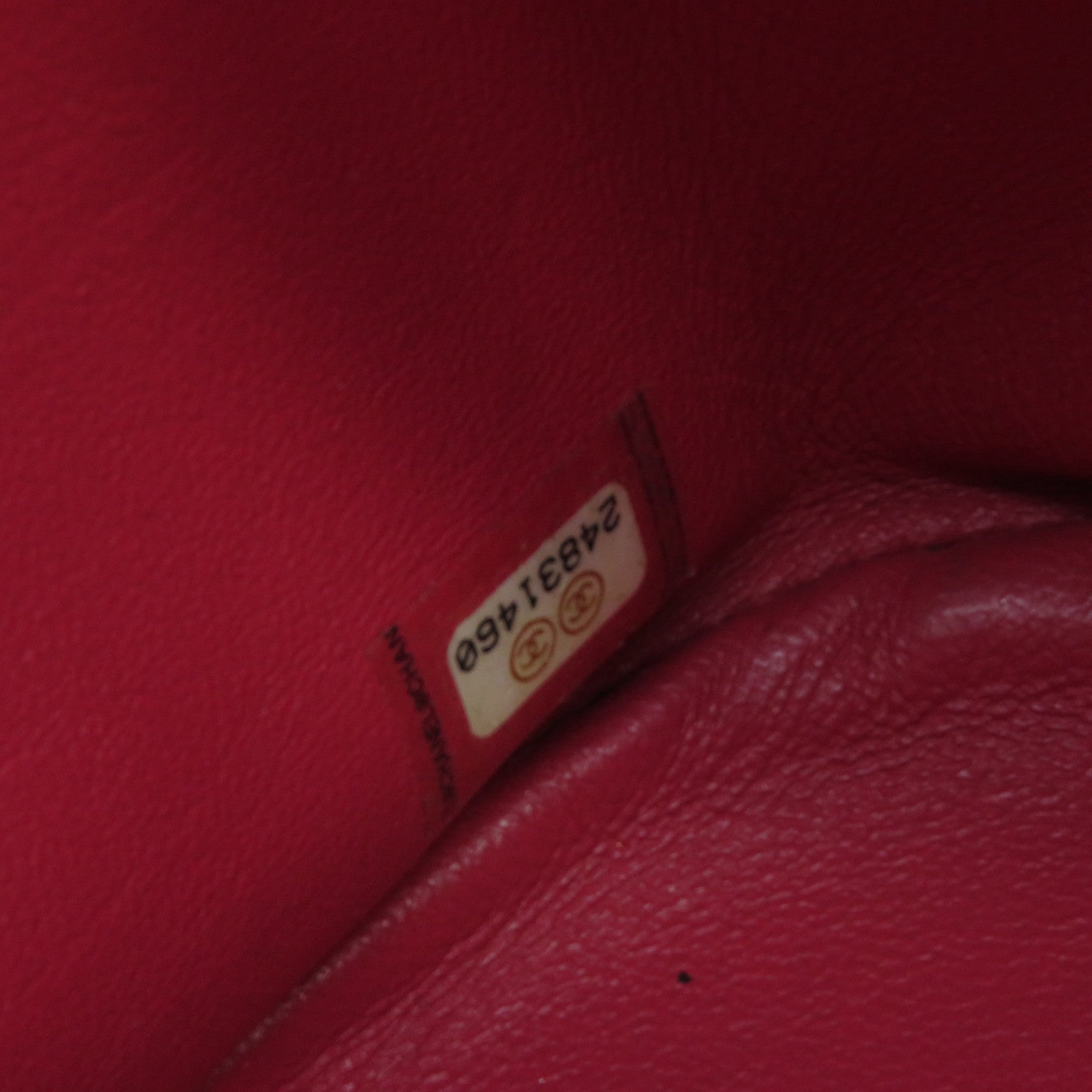 CHANEL 菱格Caviar皮革Backpac金扣背包粉紅色