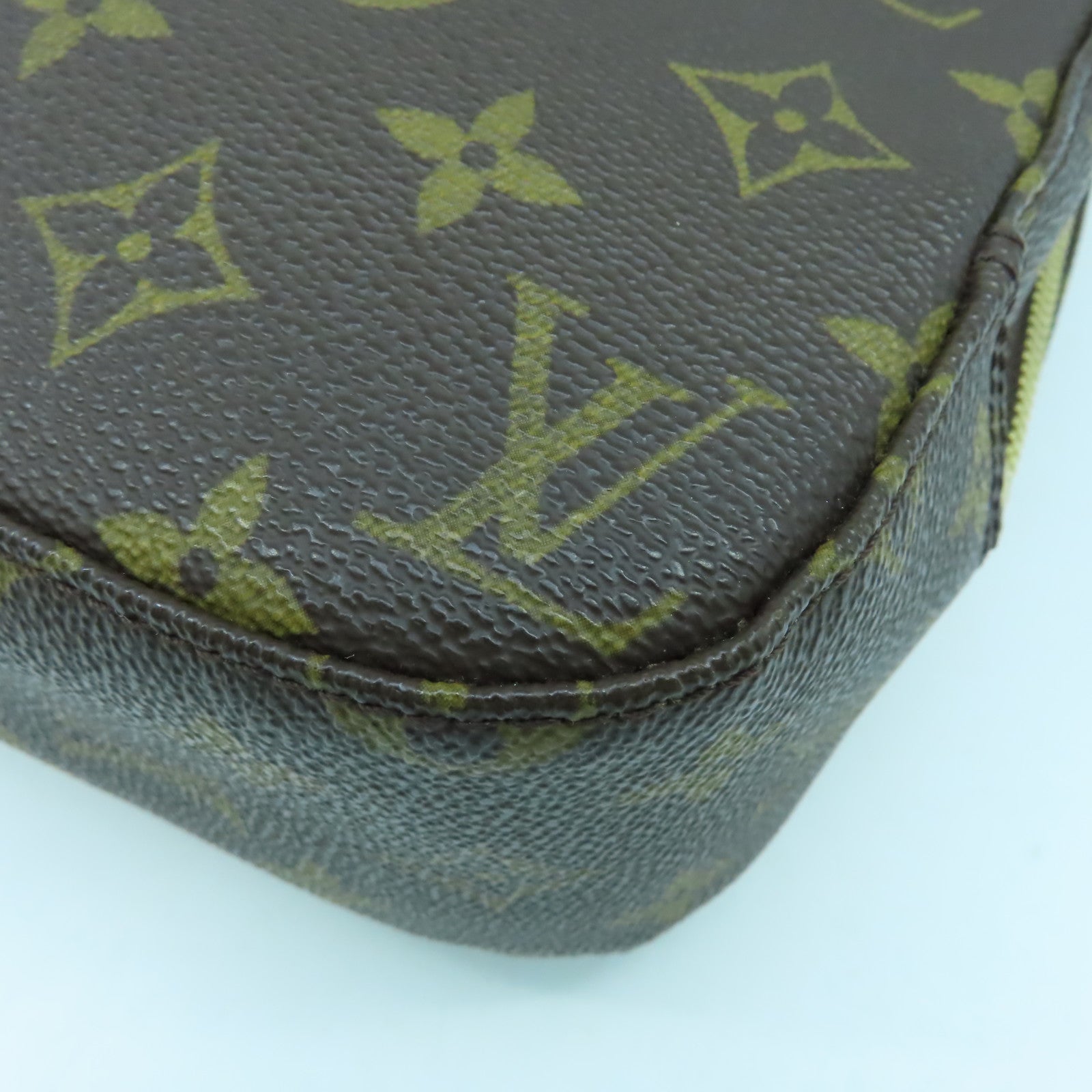 LOUIS VUITTON Monogram Spontini金扣手挽肩背兩用袋啡色