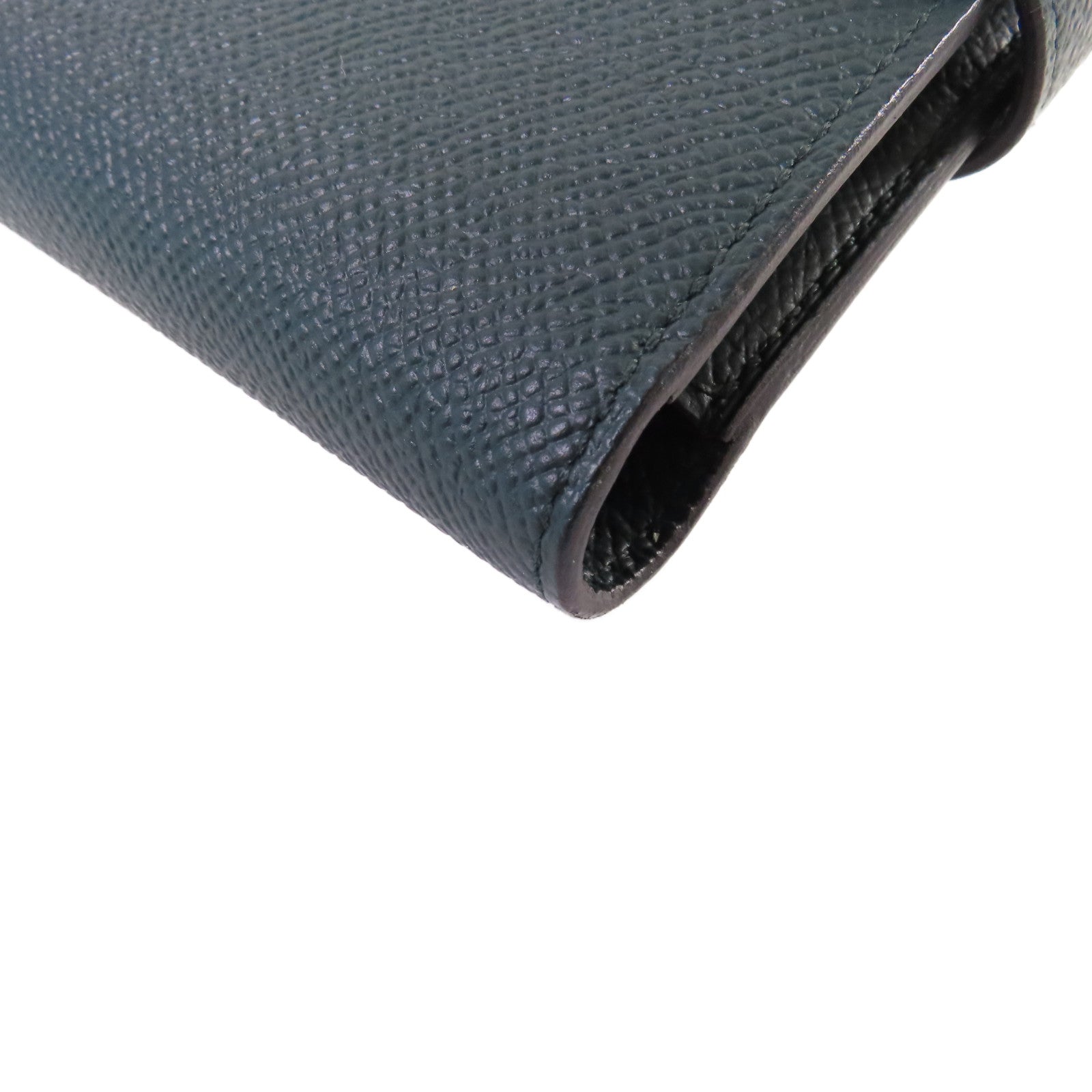 HERMES Epsom皮革Kelly Wallet金扣錢包Vert Jade松柏綠