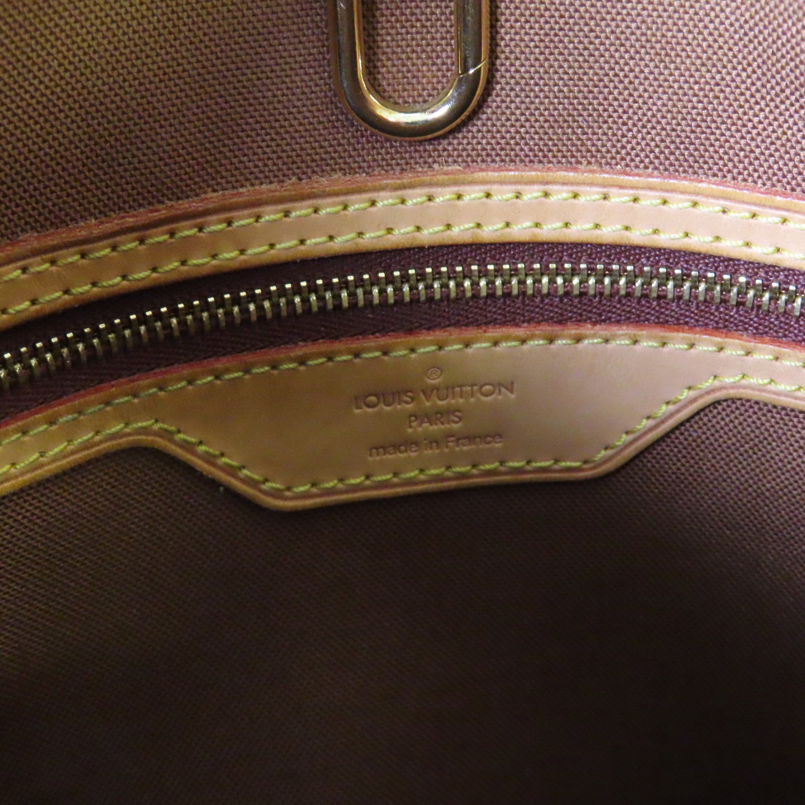 LOUIS VUITTON Monogram Batignolles Vertical Tote Bag金扣肩背袋啡色