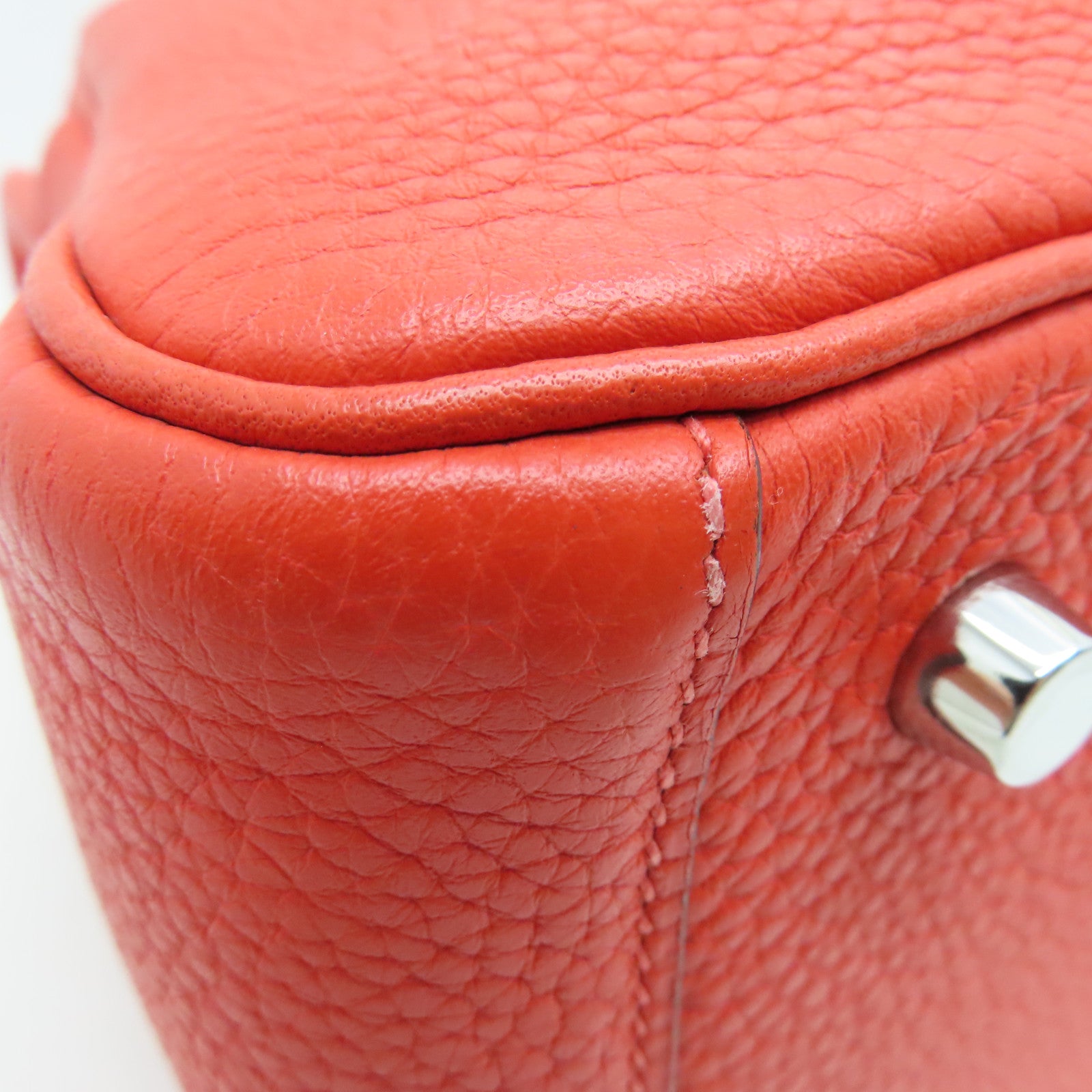 HERMES Clemence皮革Lindy 26 Shoulder Bag銀扣手挽肩背兩用袋