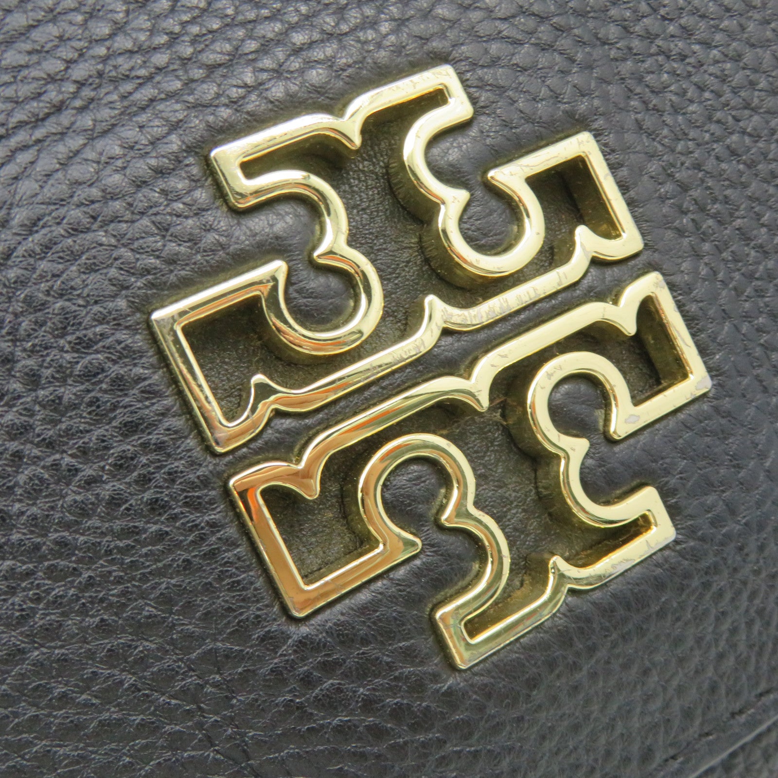 Tory Burch Leather Shoulder Bag Black