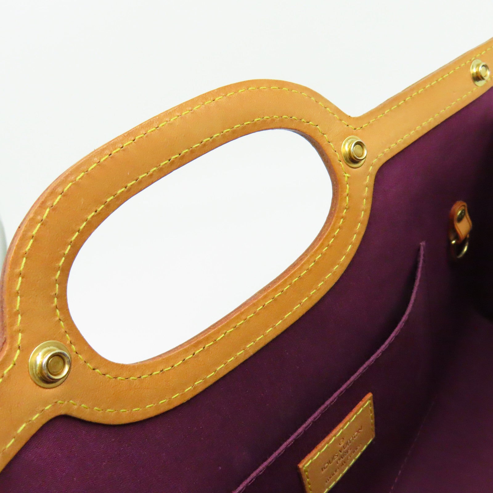 LOUIS VUITTON Vernis Roxbury Drive 2Way Shoulder Bag手挽肩背兩用袋紅豆色/啡色
