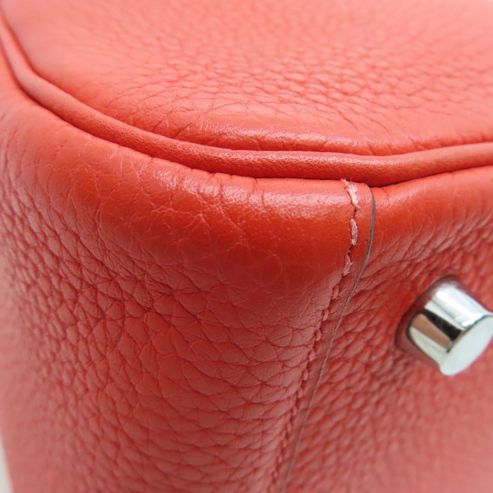 HERMES Clemence皮革Lindy 26 Shoulder Bag銀扣手挽肩背兩用袋