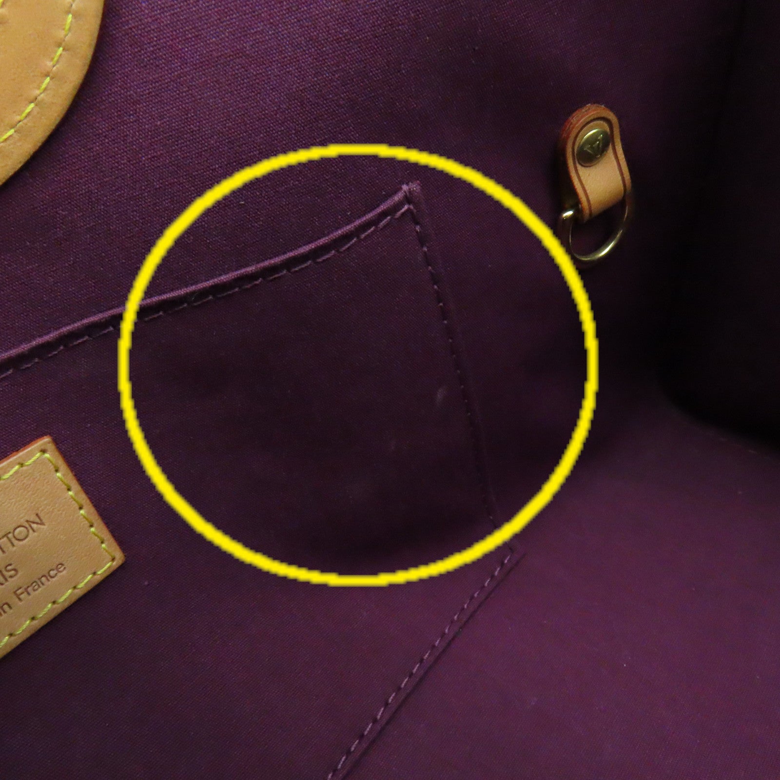 LOUIS VUITTON Vernis Roxbury Drive 2Way Shoulder Bag手挽肩背兩用袋紅豆色/啡色